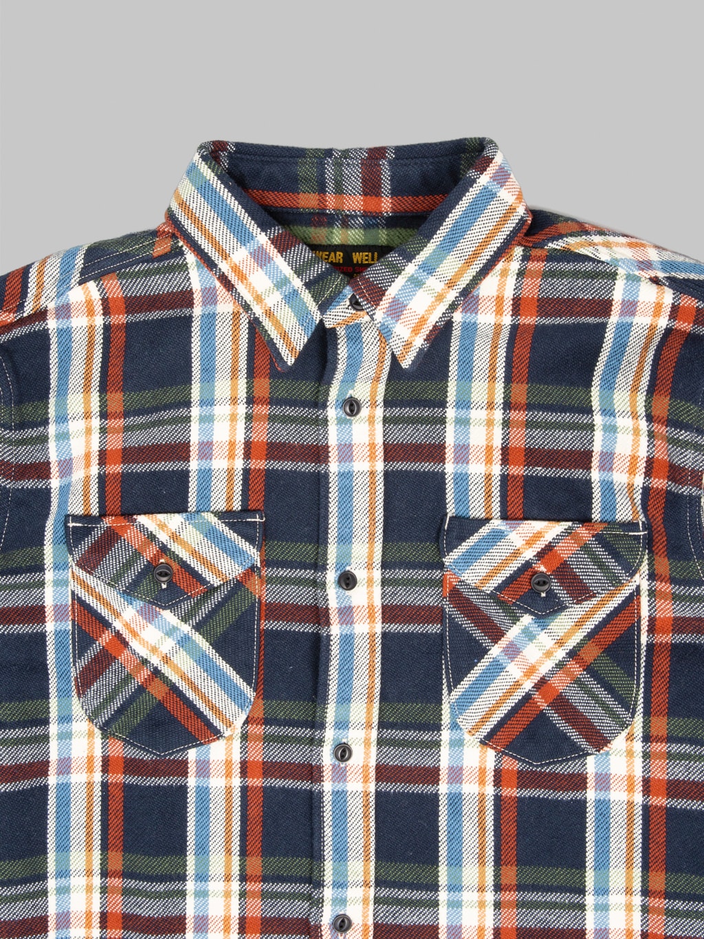 UES Heavy Flannel Shirt Navy