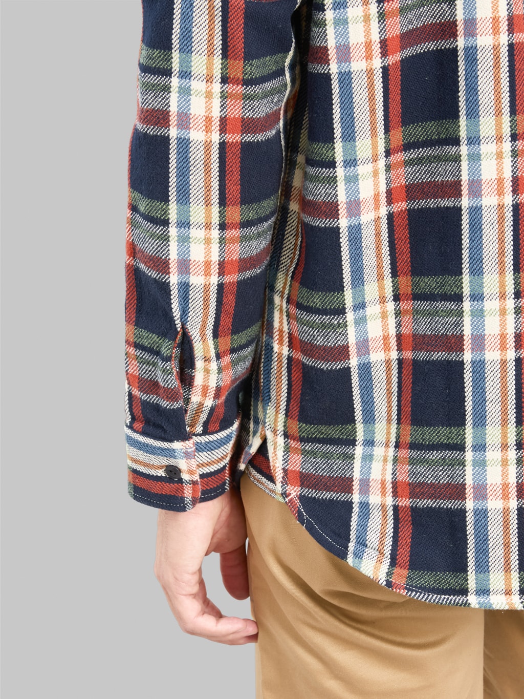 UES Heavy Flannel Shirt Navy