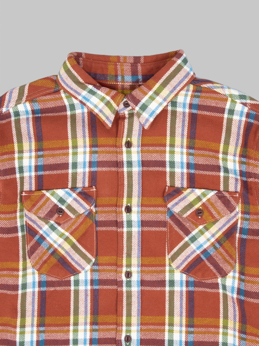 UES Heavy Flannel Shirt Red