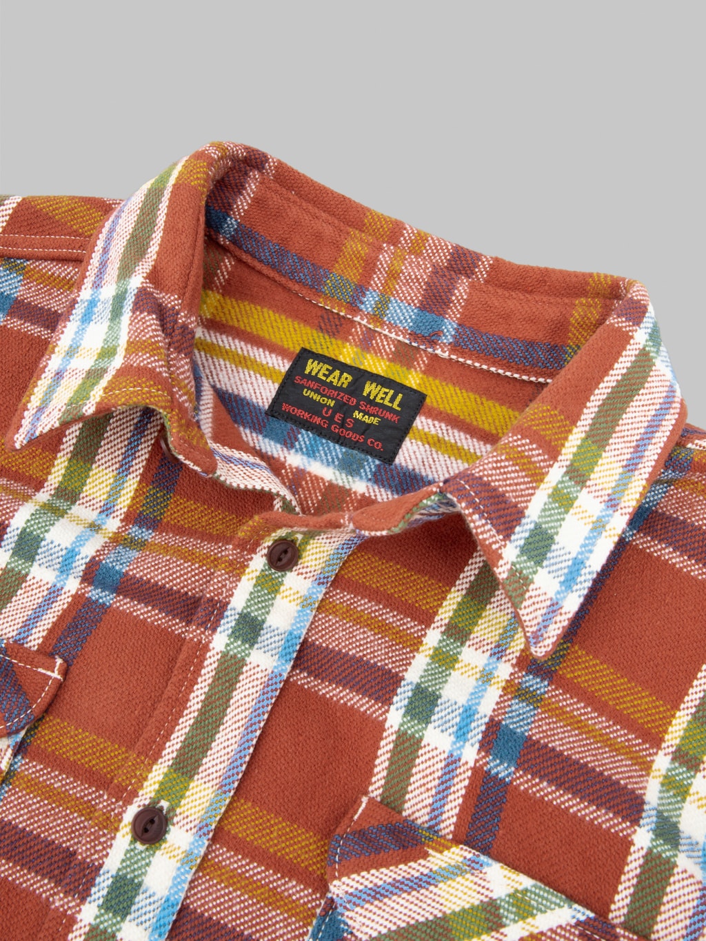 UES Heavy Flannel Shirt Red