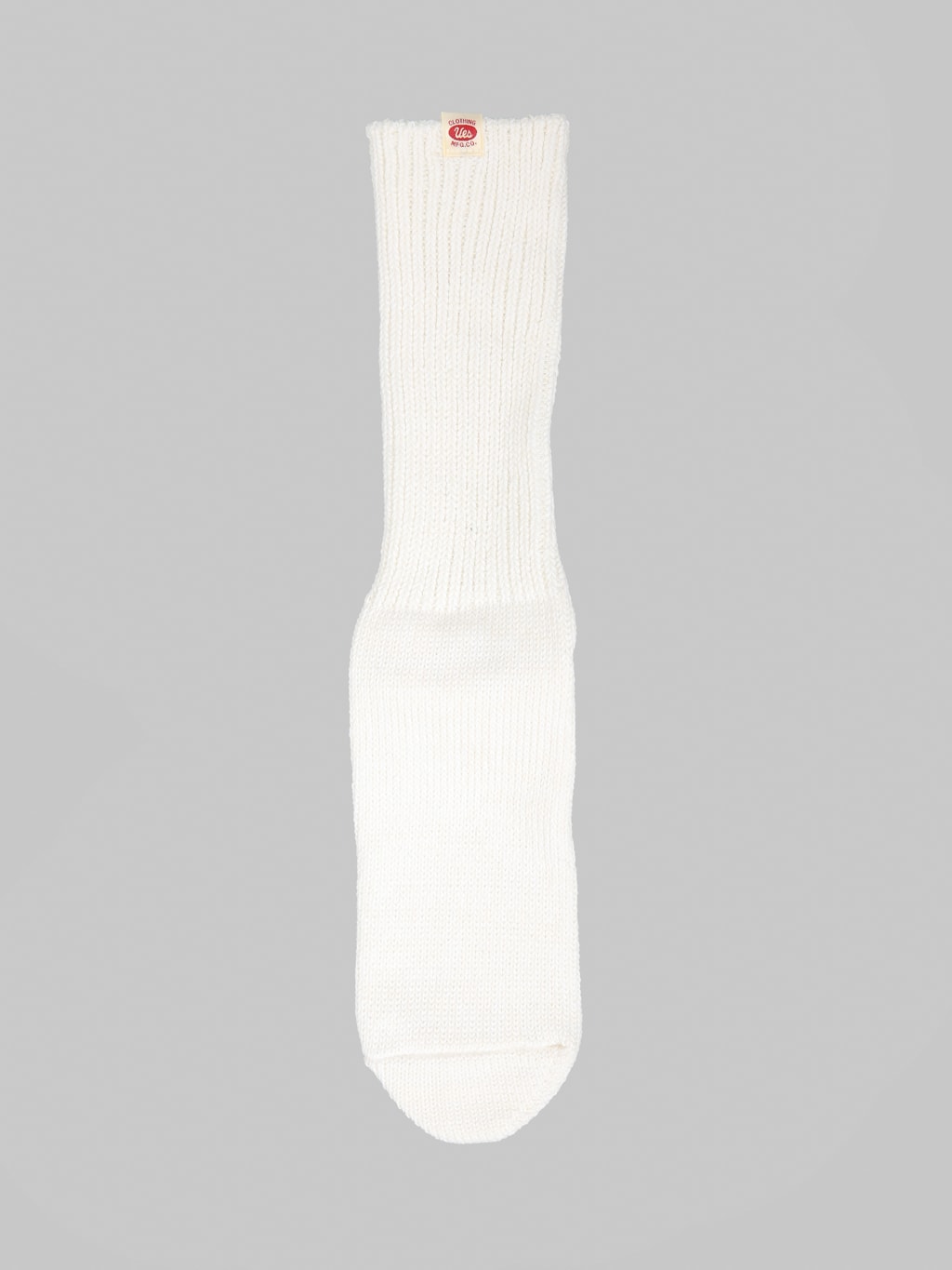 UES Crew Length Socks White front