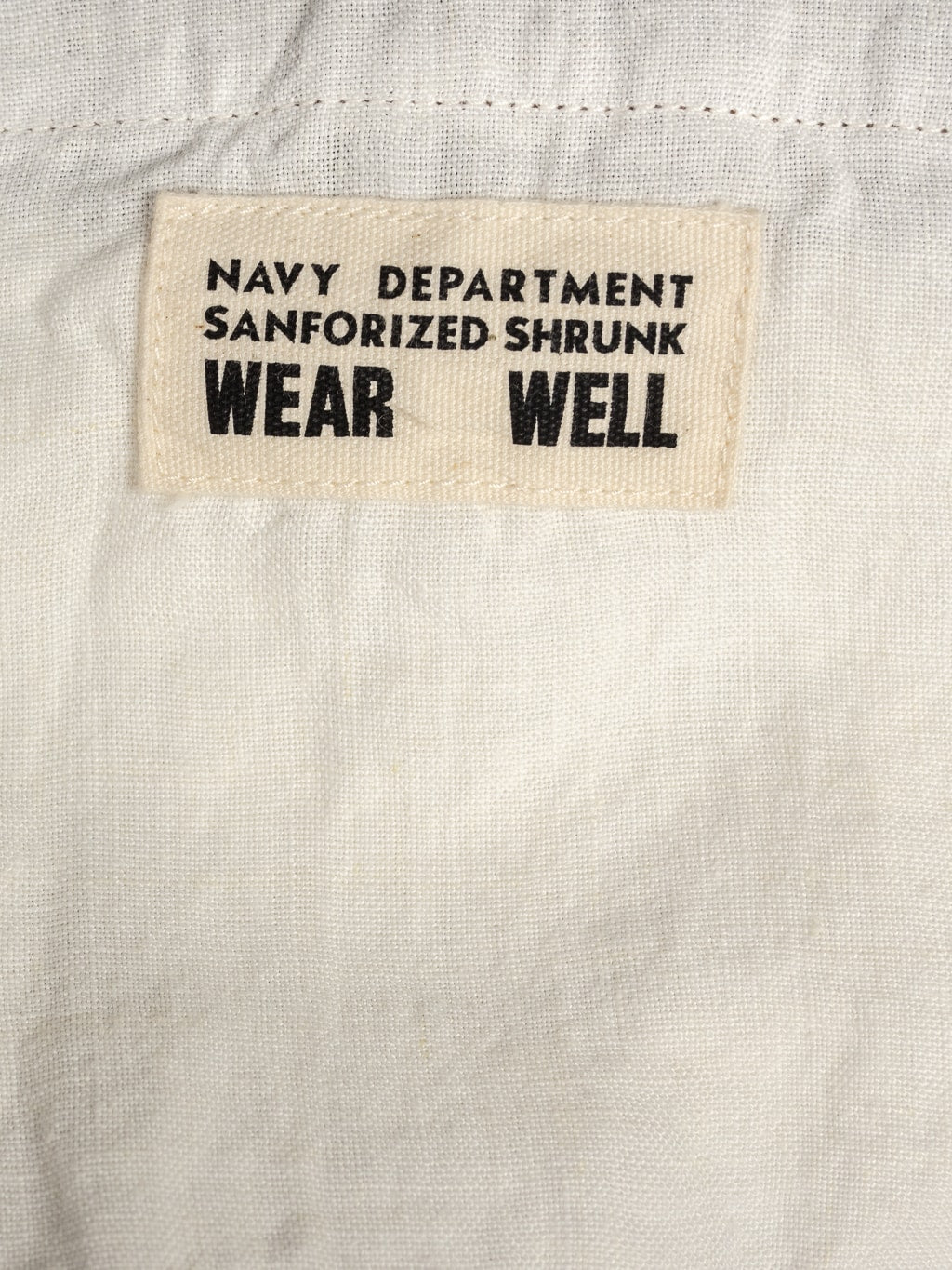 UES Duck Canvas Short Pants Brown brand tag