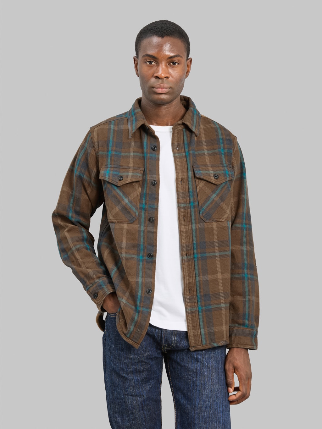 UES Extra-Heavy Flannel Shirt 15.5oz – Made in Japan, image size:1024x1365