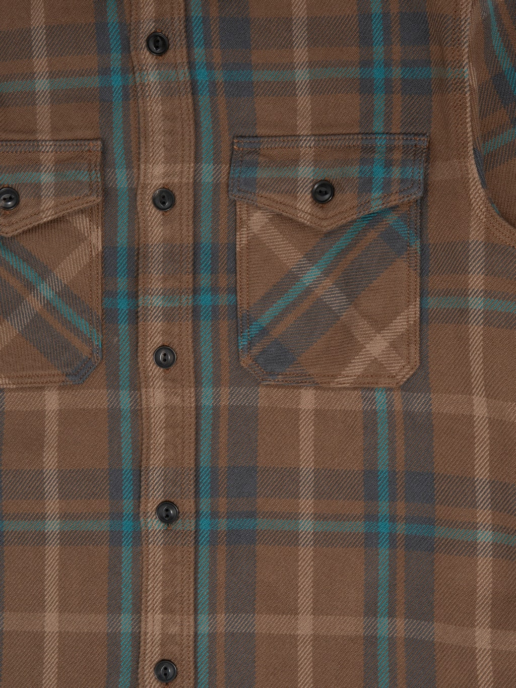 UES Extra Heavy Flannel Shirt Beige