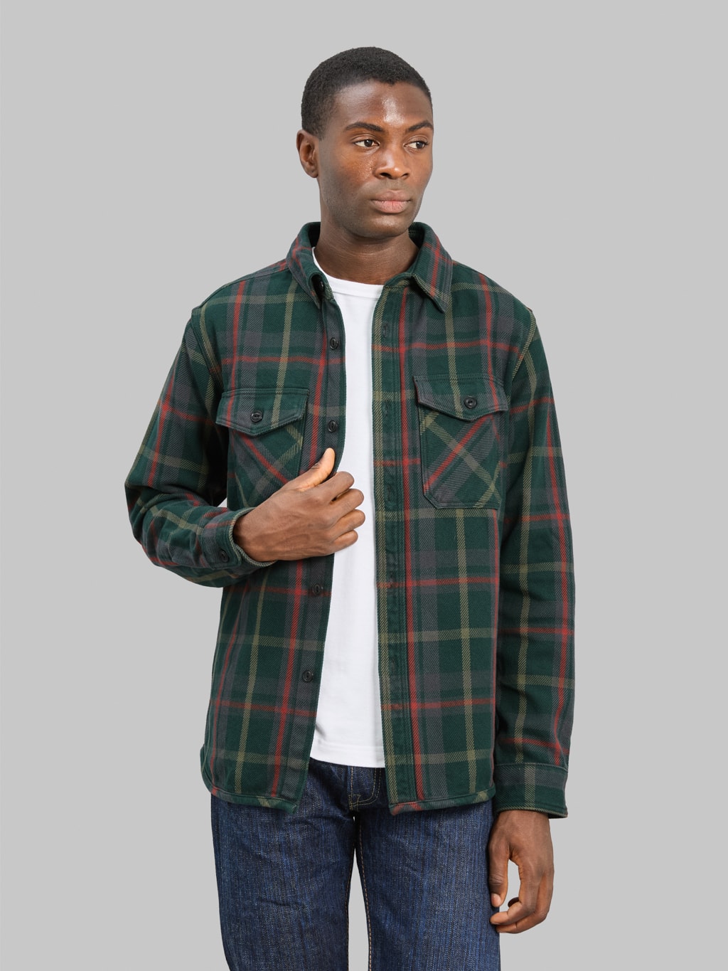 UES Extra-Heavy Flannel Shirt – Made in Japan - Main Image