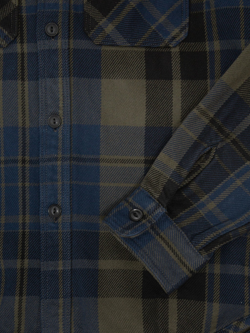 UES Extra Heavy Flannel Shirt Navy