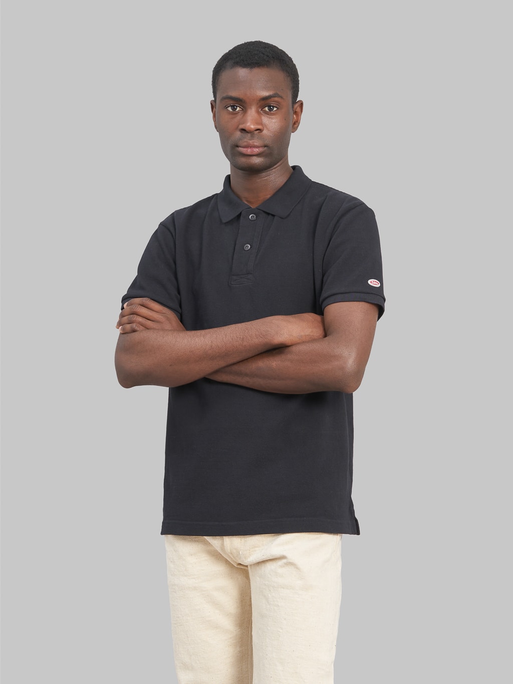 ues polo shirt black fit