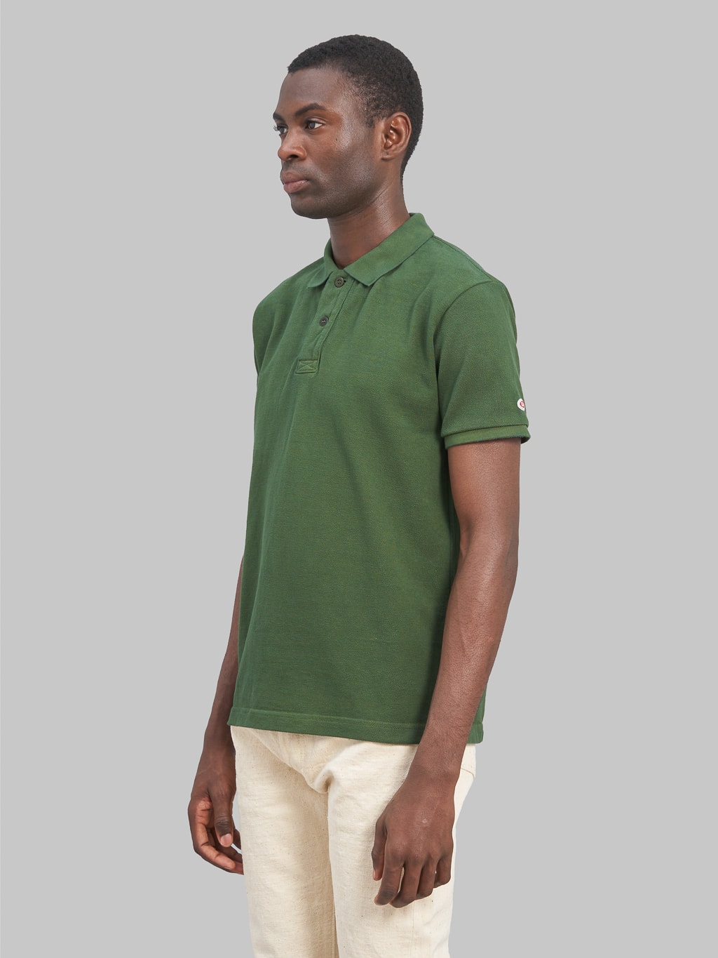 ues polo shirt green side fit