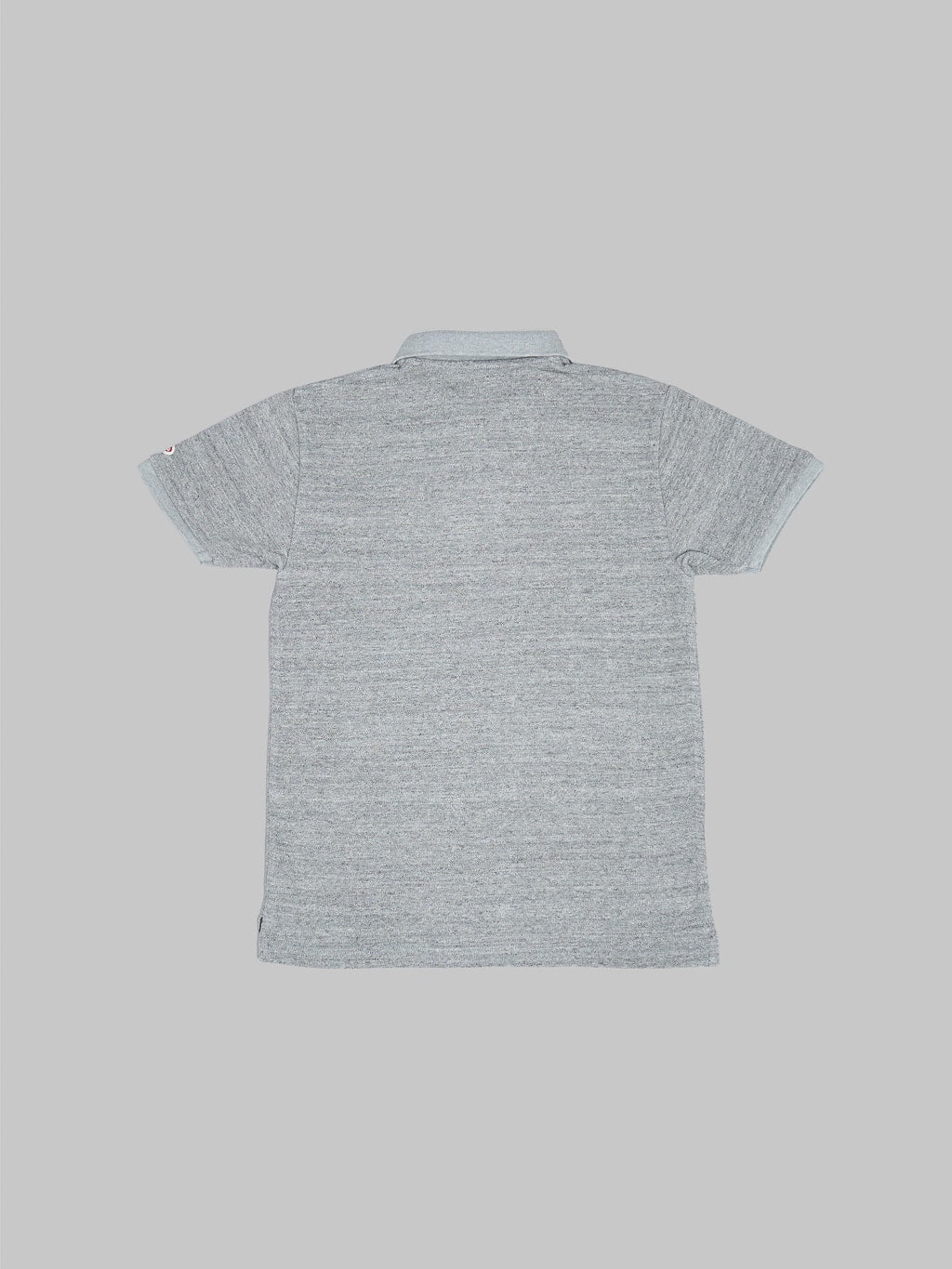 ues polo shirt grey back view