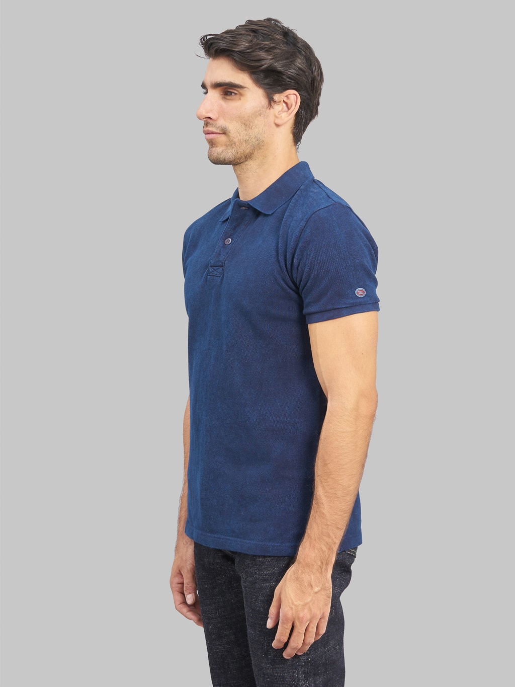 ues polo shirt indigo model side fit