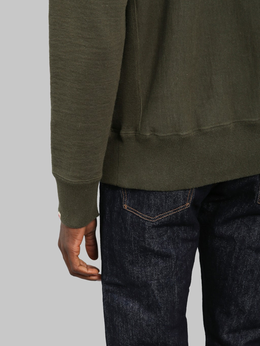 UES New Purcara Sweatshirt Olive - Redcast Heritage Co.