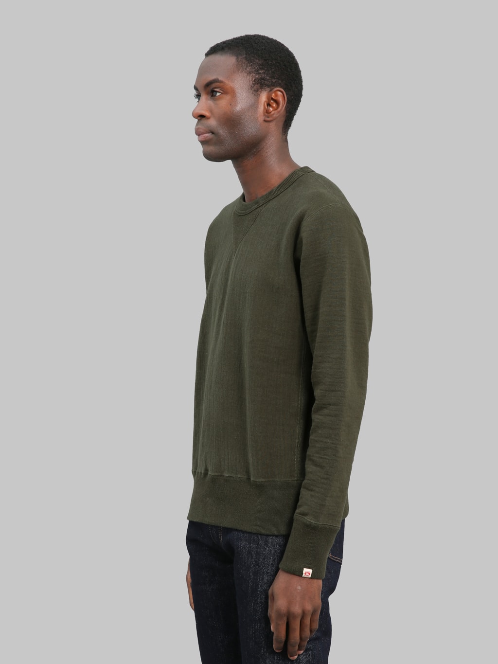 UES New Purcara Sweatshirt Olive - Redcast Heritage Co.