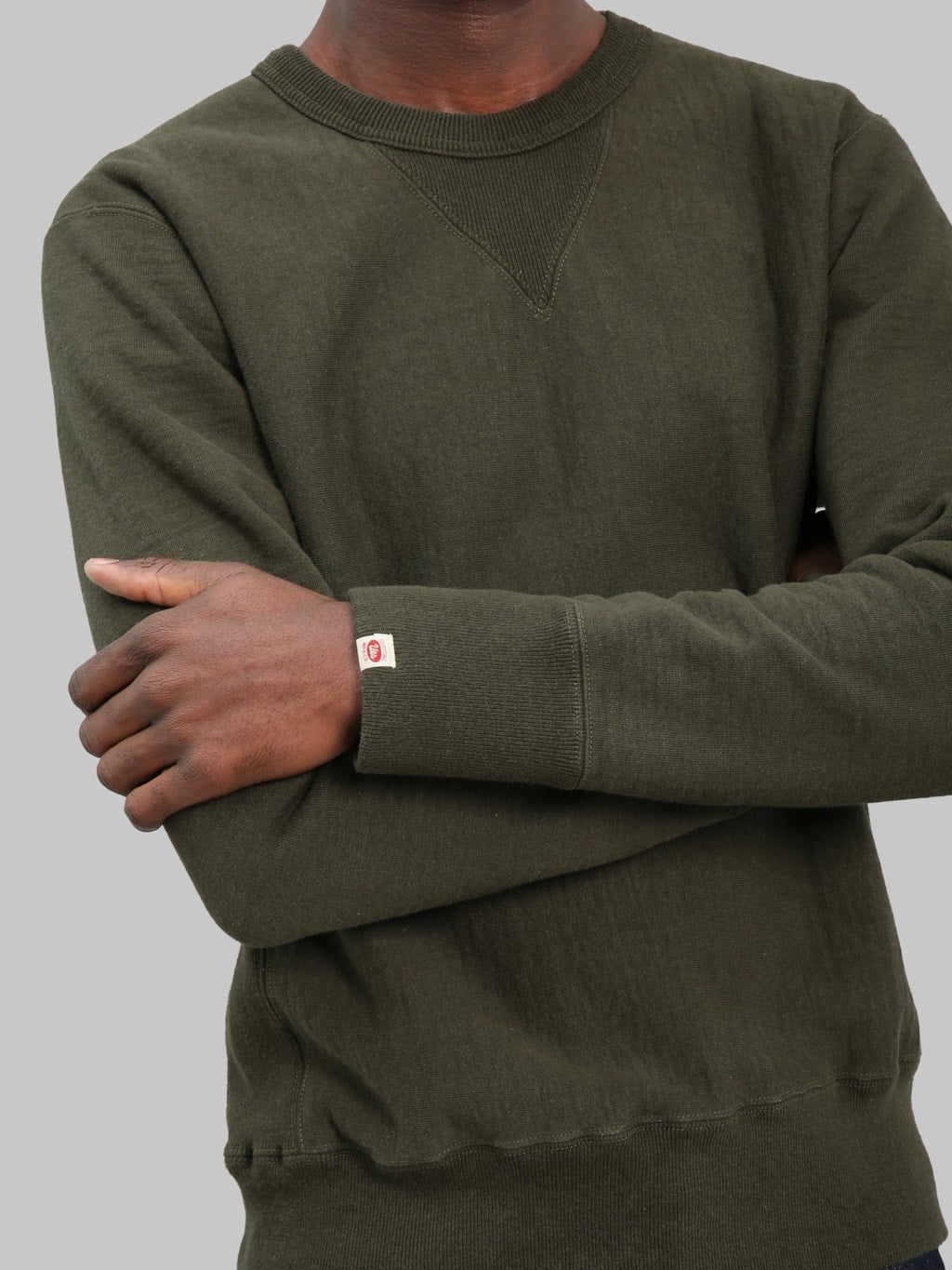 UES New Purcara Sweatshirt Olive - Redcast Heritage Co.