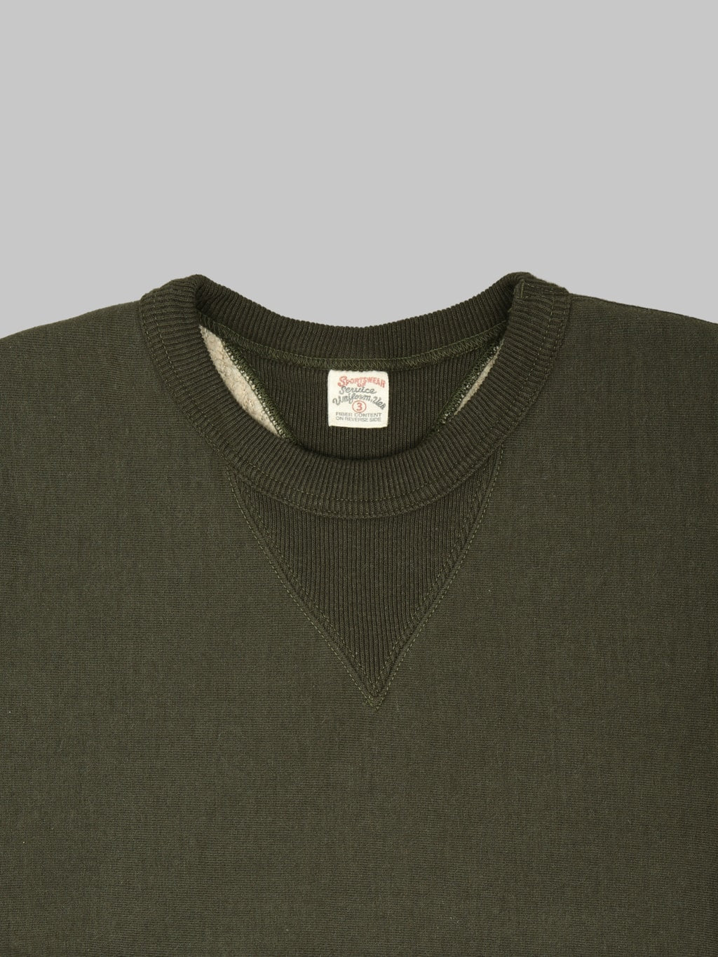 UES New Purcara Sweatshirt Olive - Redcast Heritage Co.