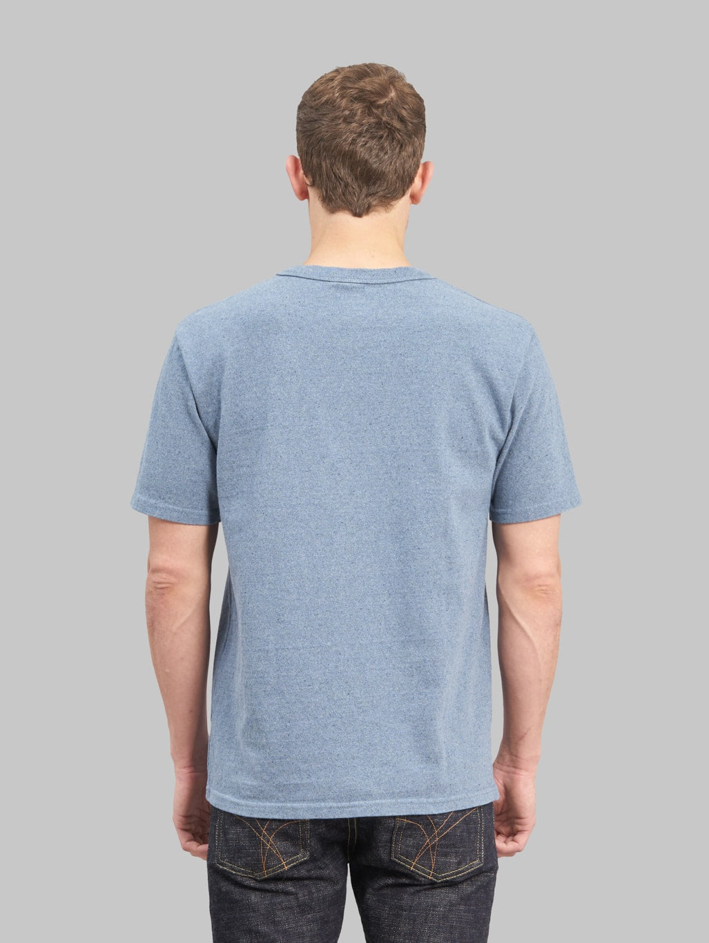 UES Recycled Denim Short Sleeve T-Shirt Blue