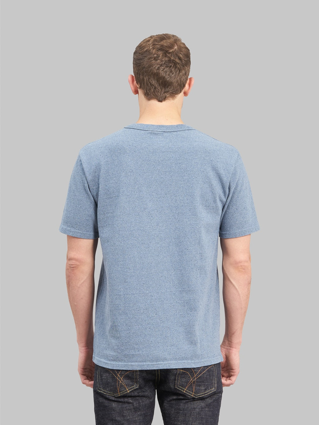 UES Recycled Denim Short Sleeve T-Shirt Blue