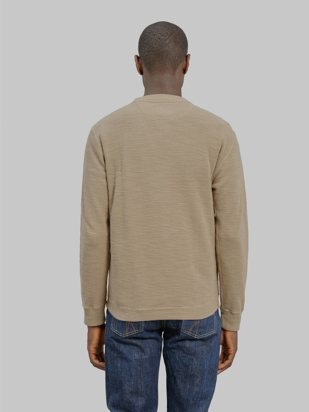 UES Single Rib Cardigan Beige