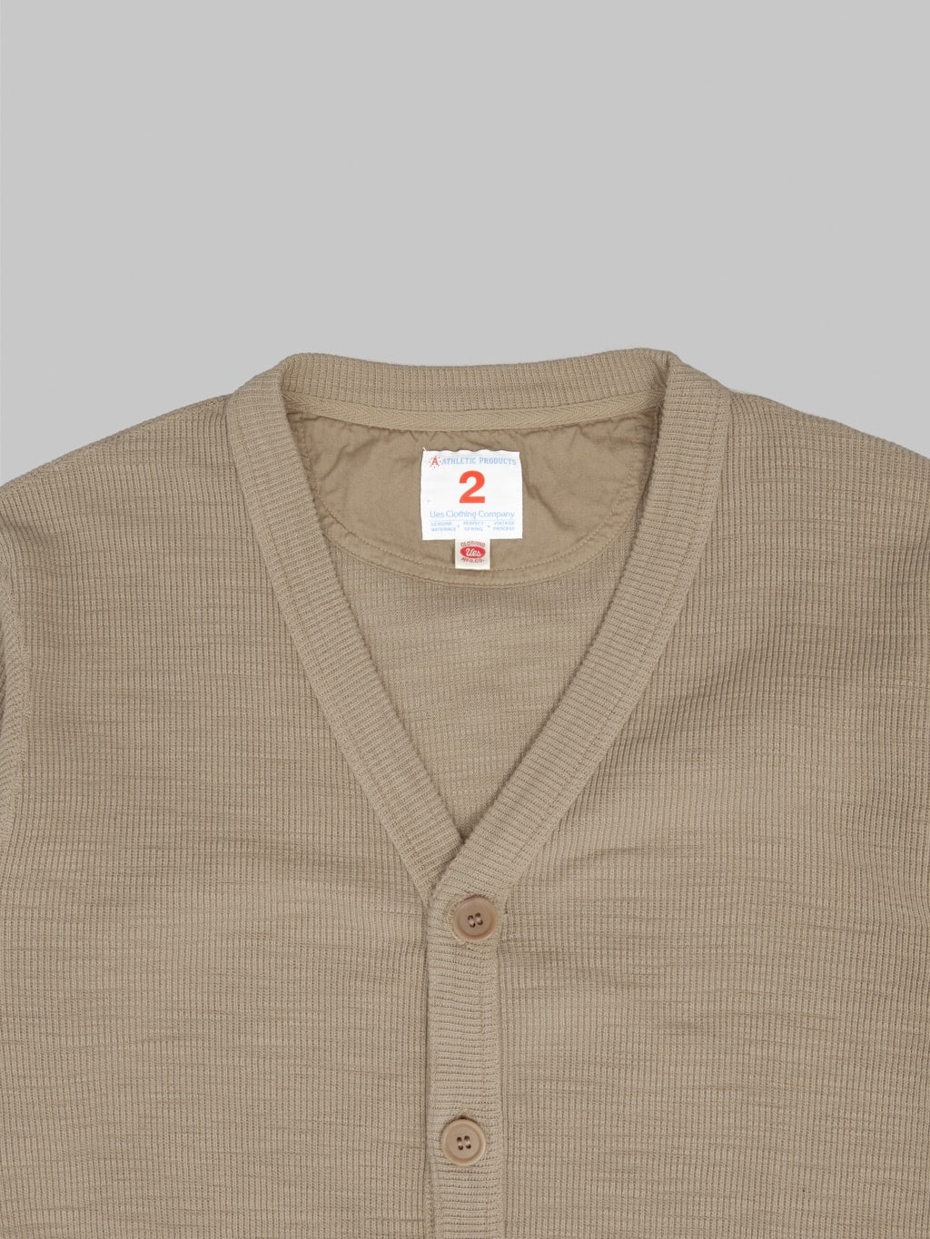 UES Single Rib Cardigan Beige