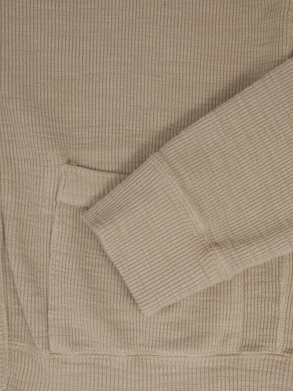 UES Single Rib Cardigan Beige