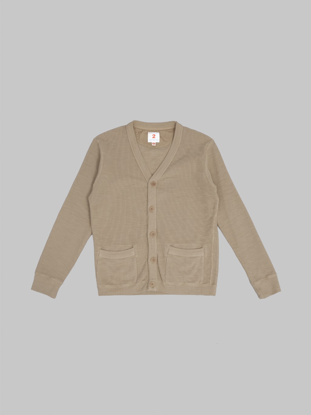 UES Single Rib Cardigan Beige