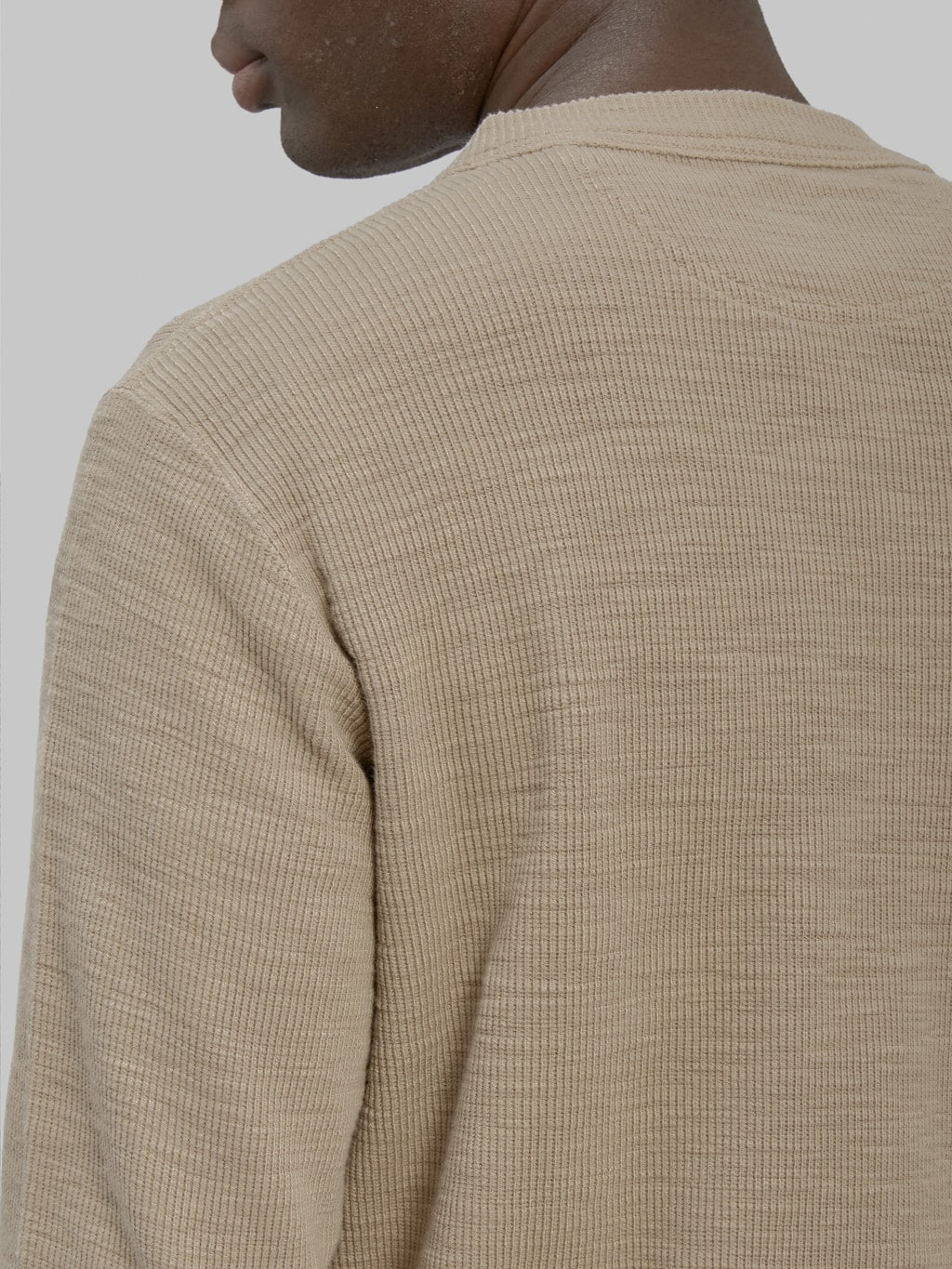 UES Single Rib Cardigan Beige