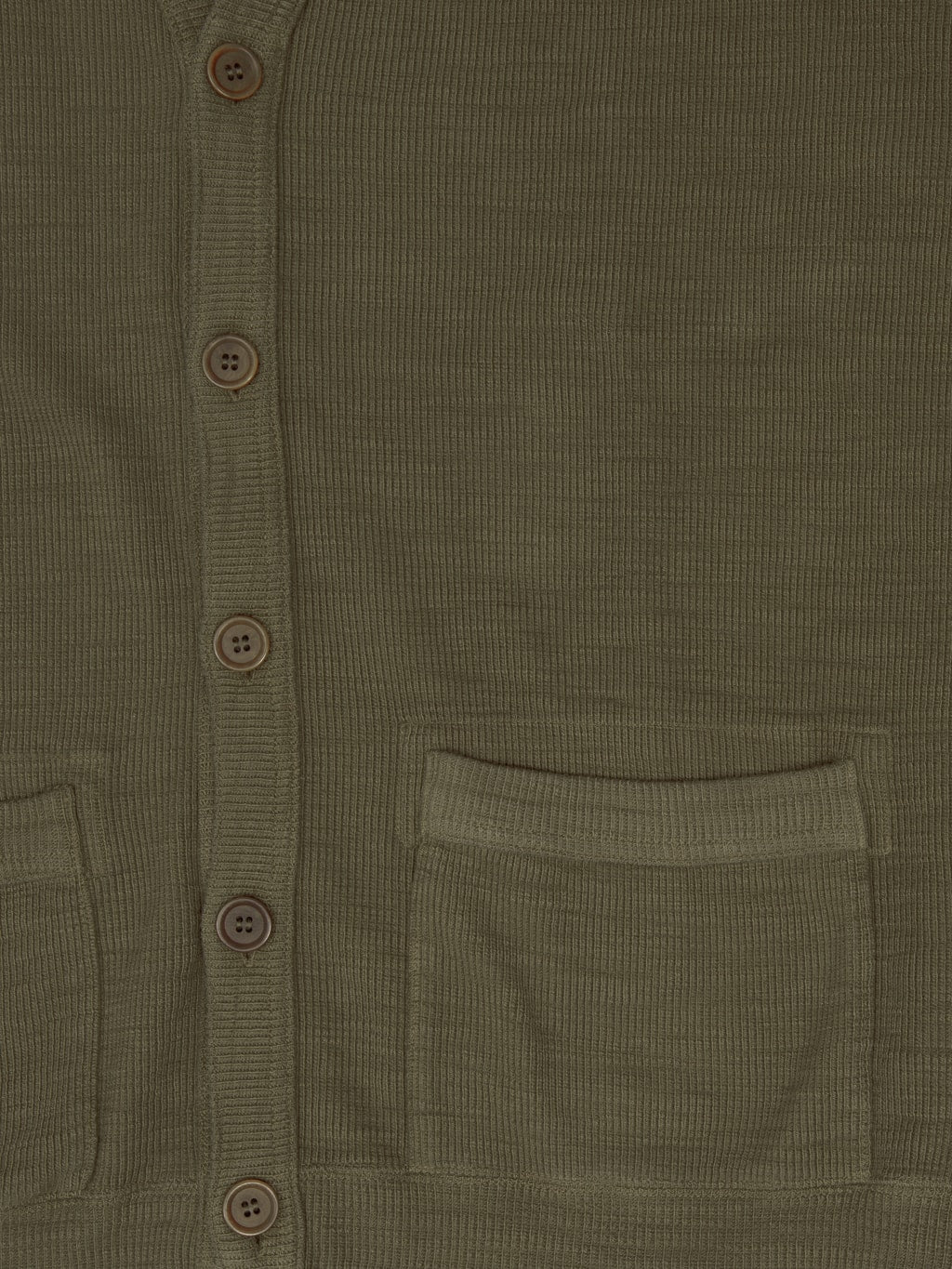 UES Single Rib Cardigan Olive