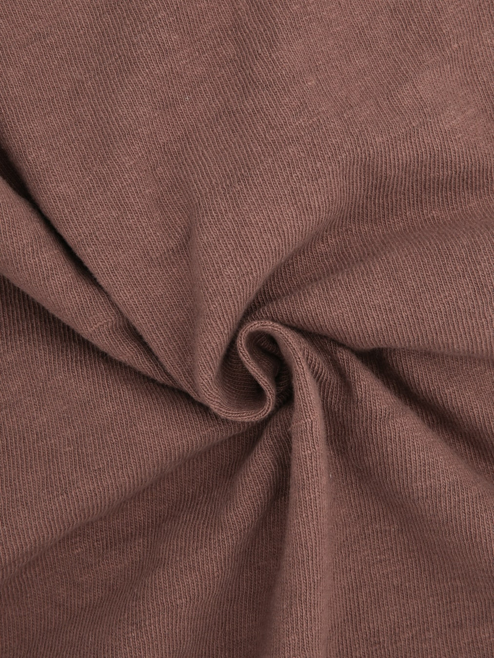 UES No.8 Slub Nep Long Sleeve T-Shirt Coffee