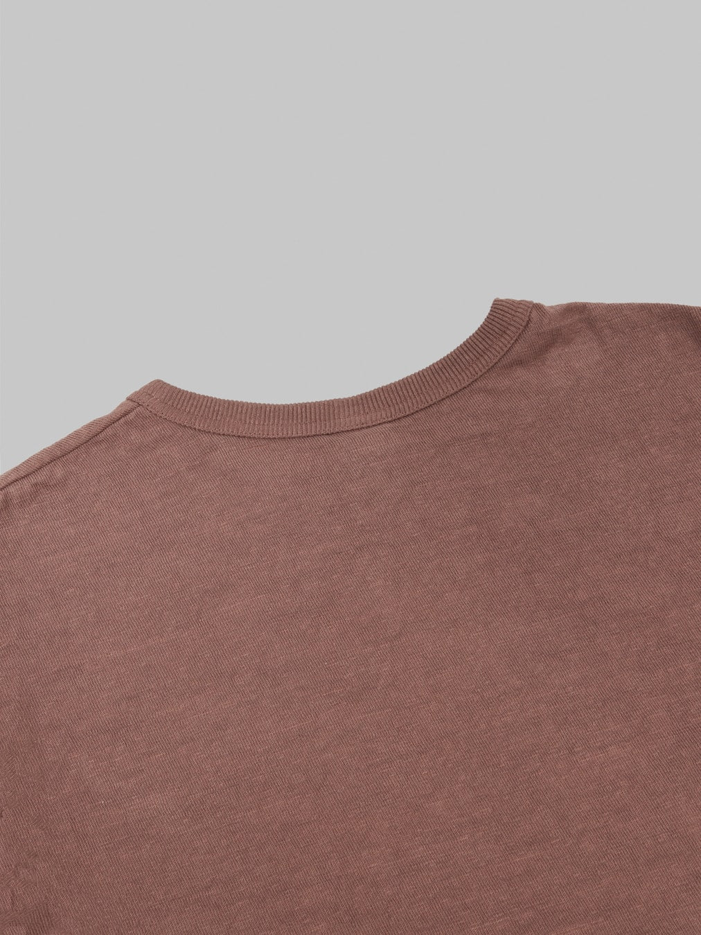 UES No.8 Slub Nep Long Sleeve T-Shirt Coffee