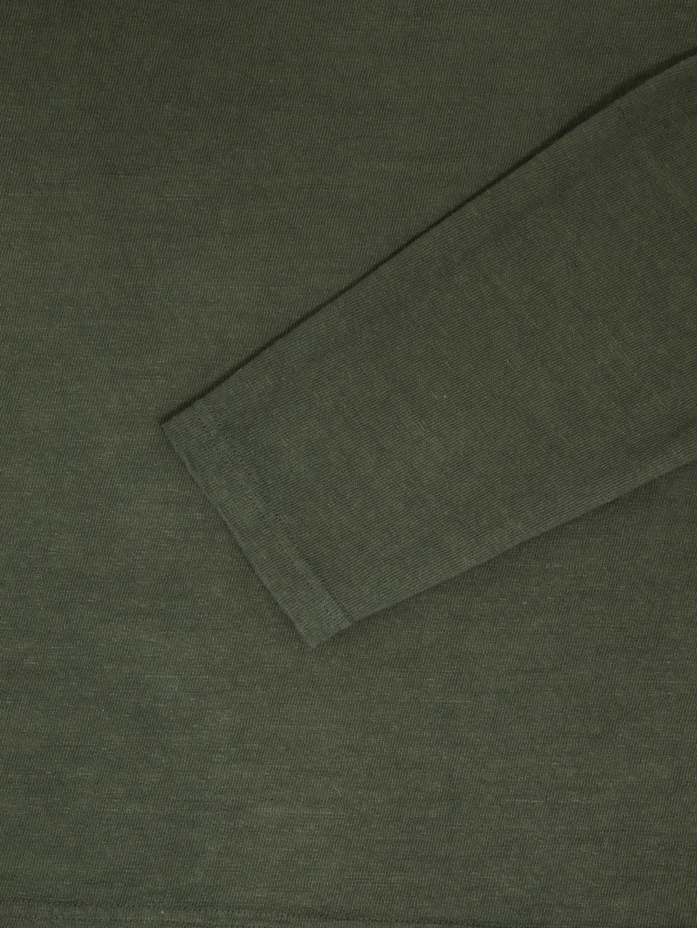 UES No.8 Slub Nep Long Sleeve T-Shirt Green