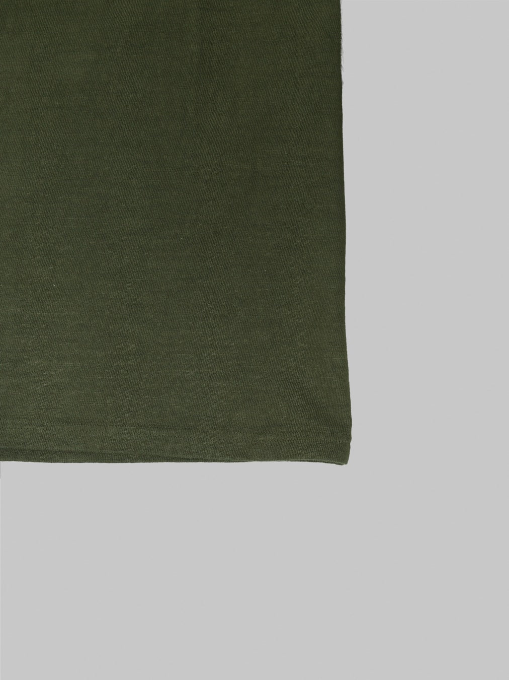 UES No.8 Slub Nep Long Sleeve T-Shirt Green