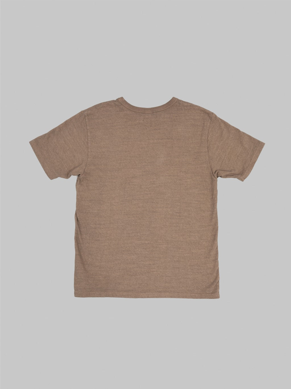 UES No8 Slub Nep Short Sleeve TShirt Coffee back