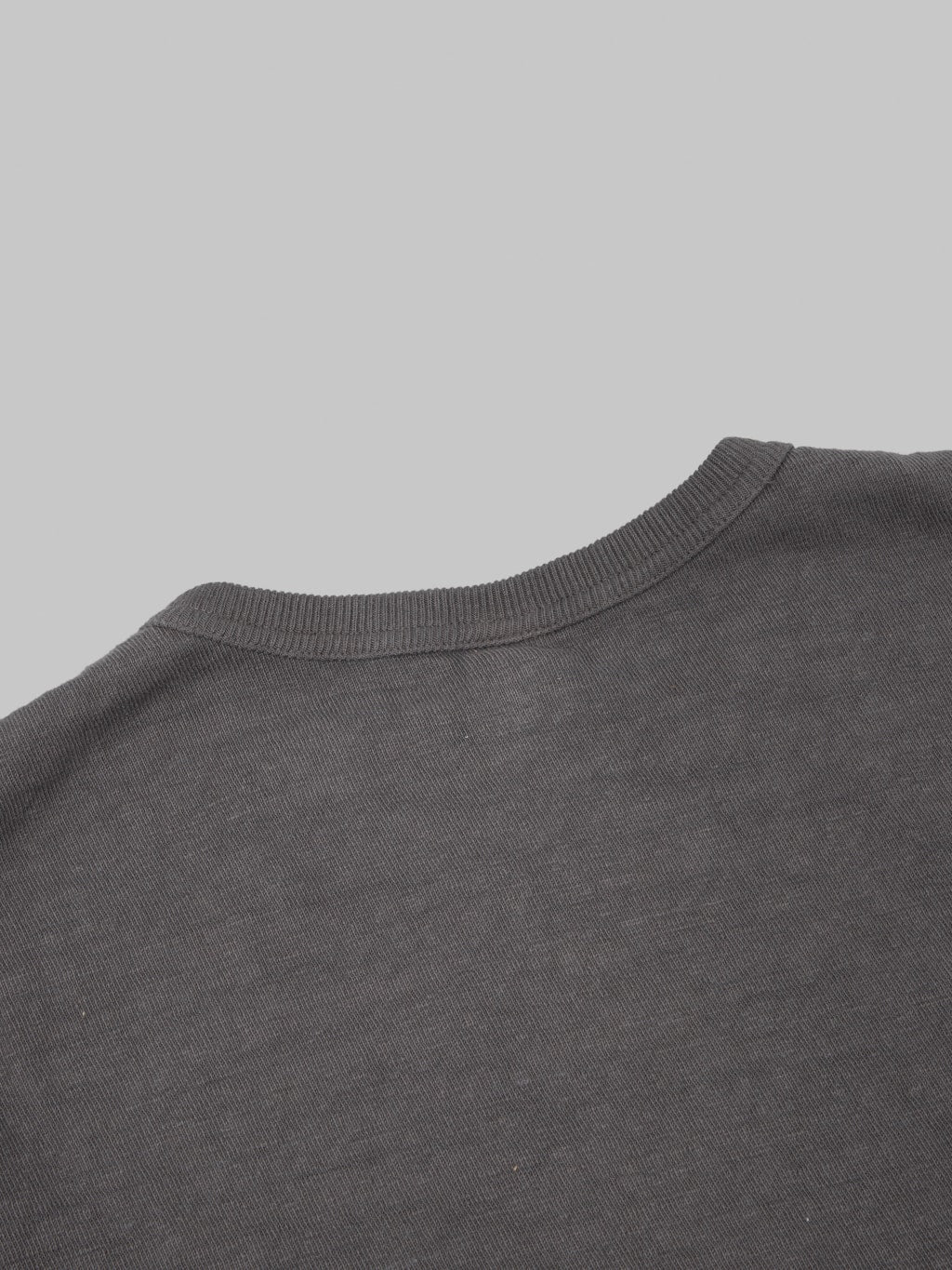 UES No.8 Slub Nep Short Sleeve T-Shirt Steel Grey