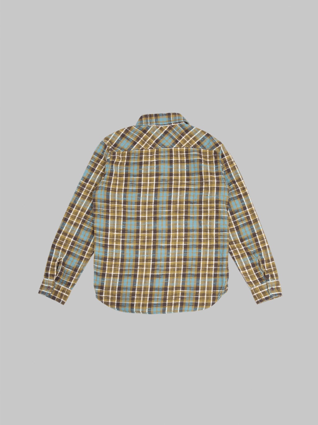 UES Slubby Flannel Shirt Mustard