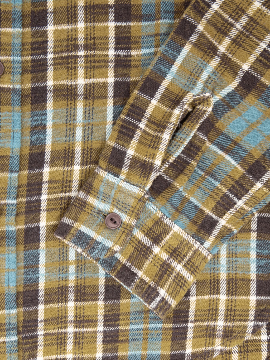 UES Slubby Flannel Shirt Mustard