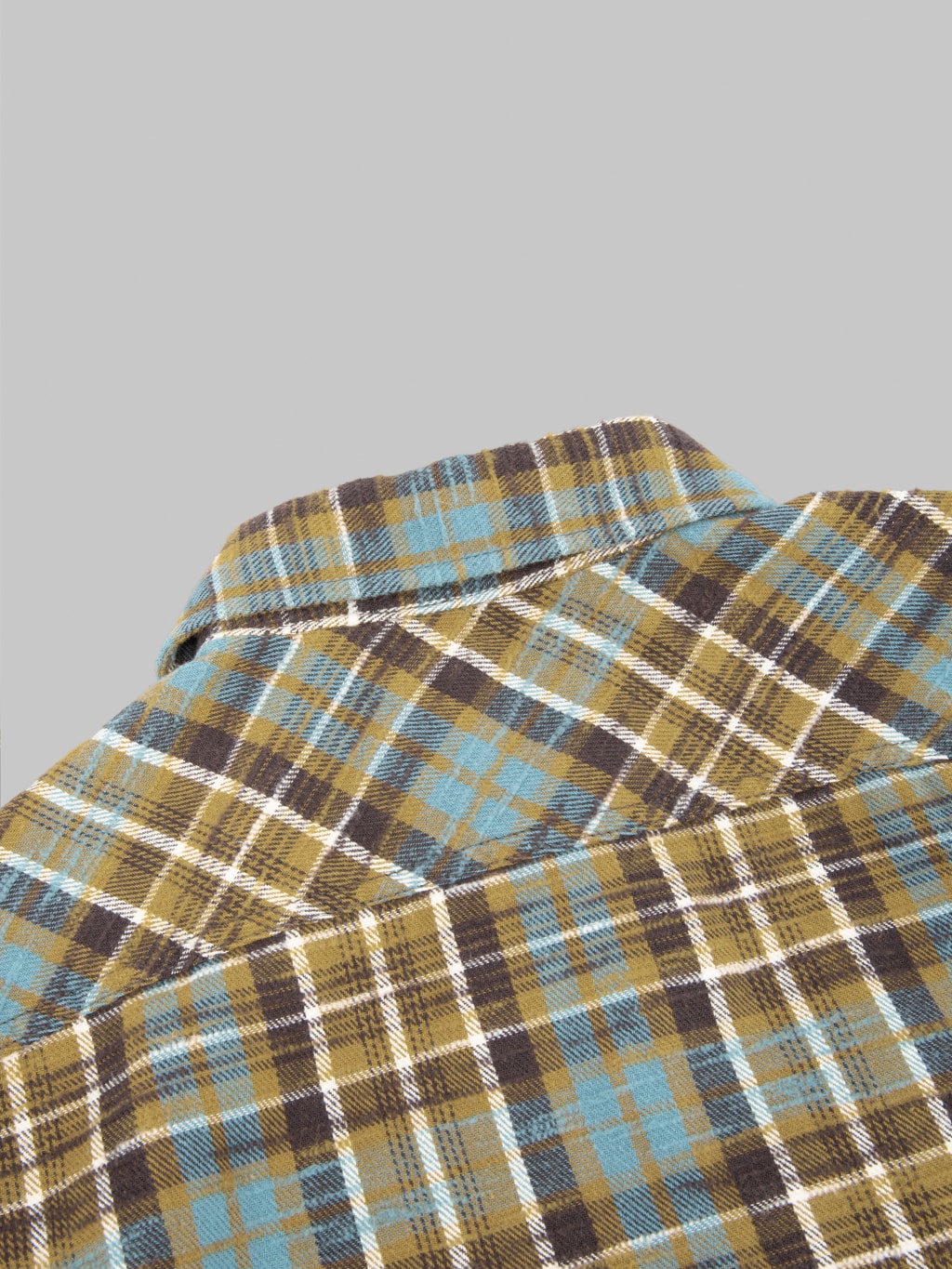 UES Slubby Flannel Shirt Mustard