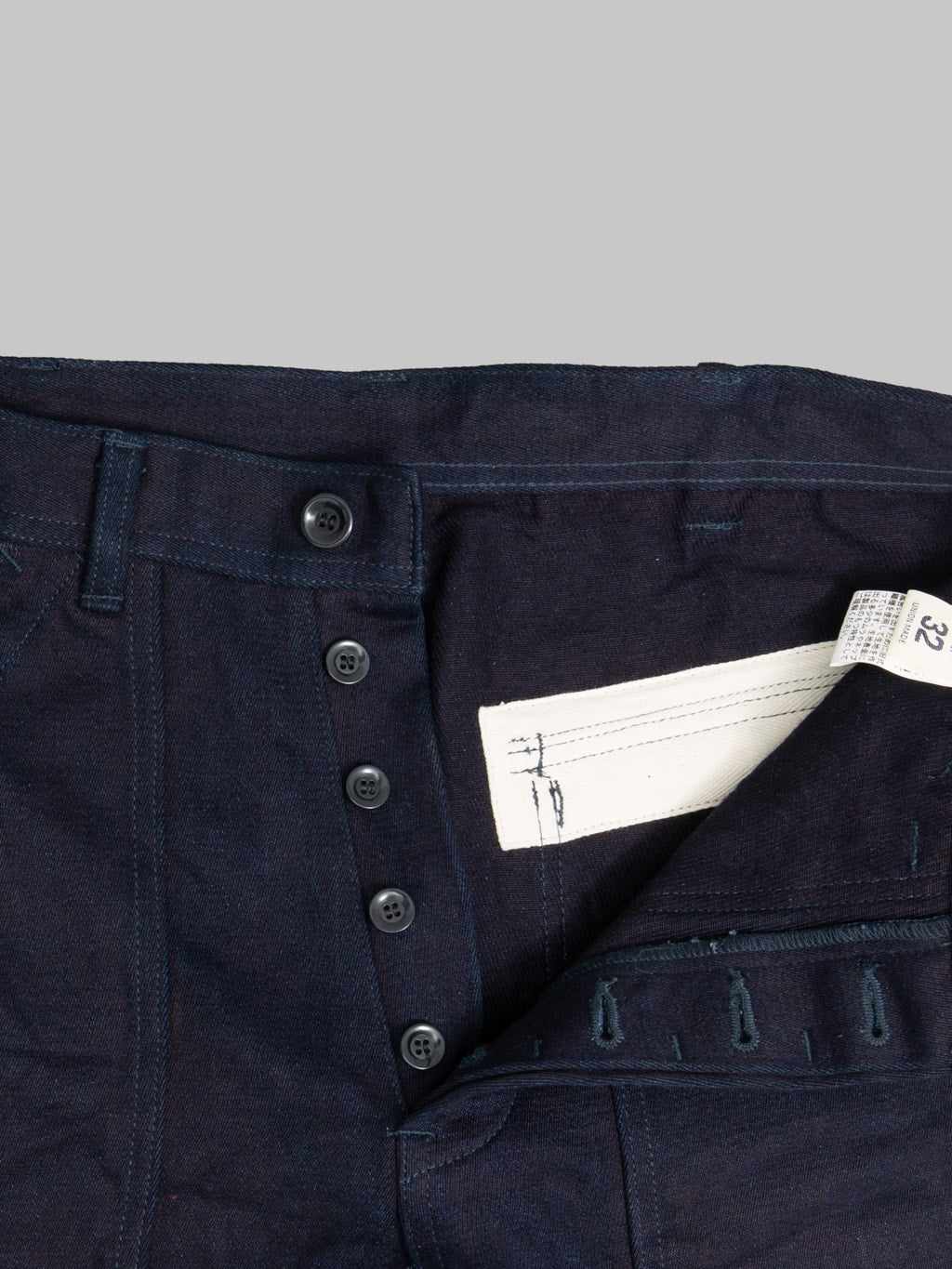 UES Tricotine Double Indigo Baker Pants