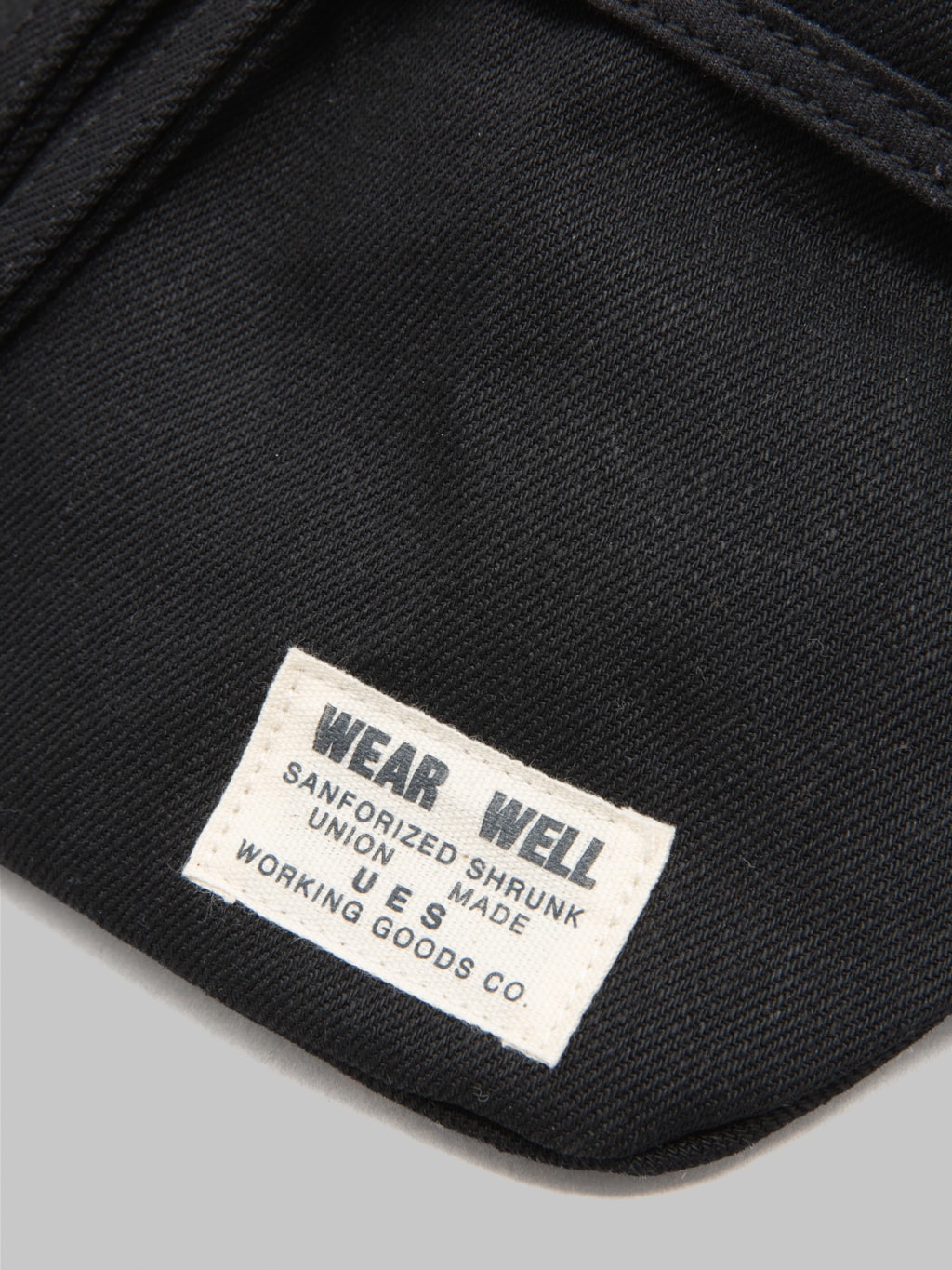 UES Waist Bag Black brand tag