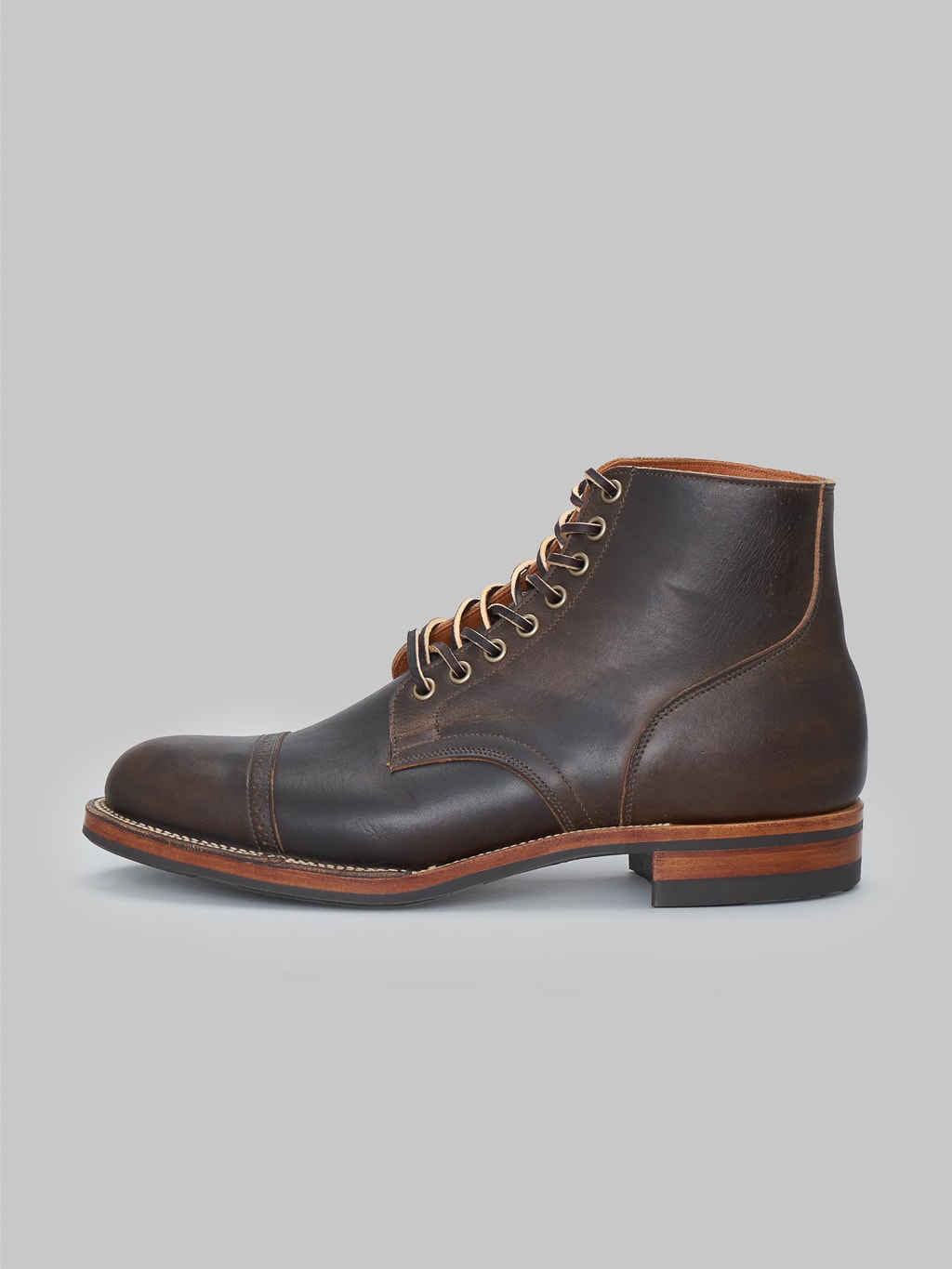 viberg service boot 2023 bct antique phoenix dark brown leather