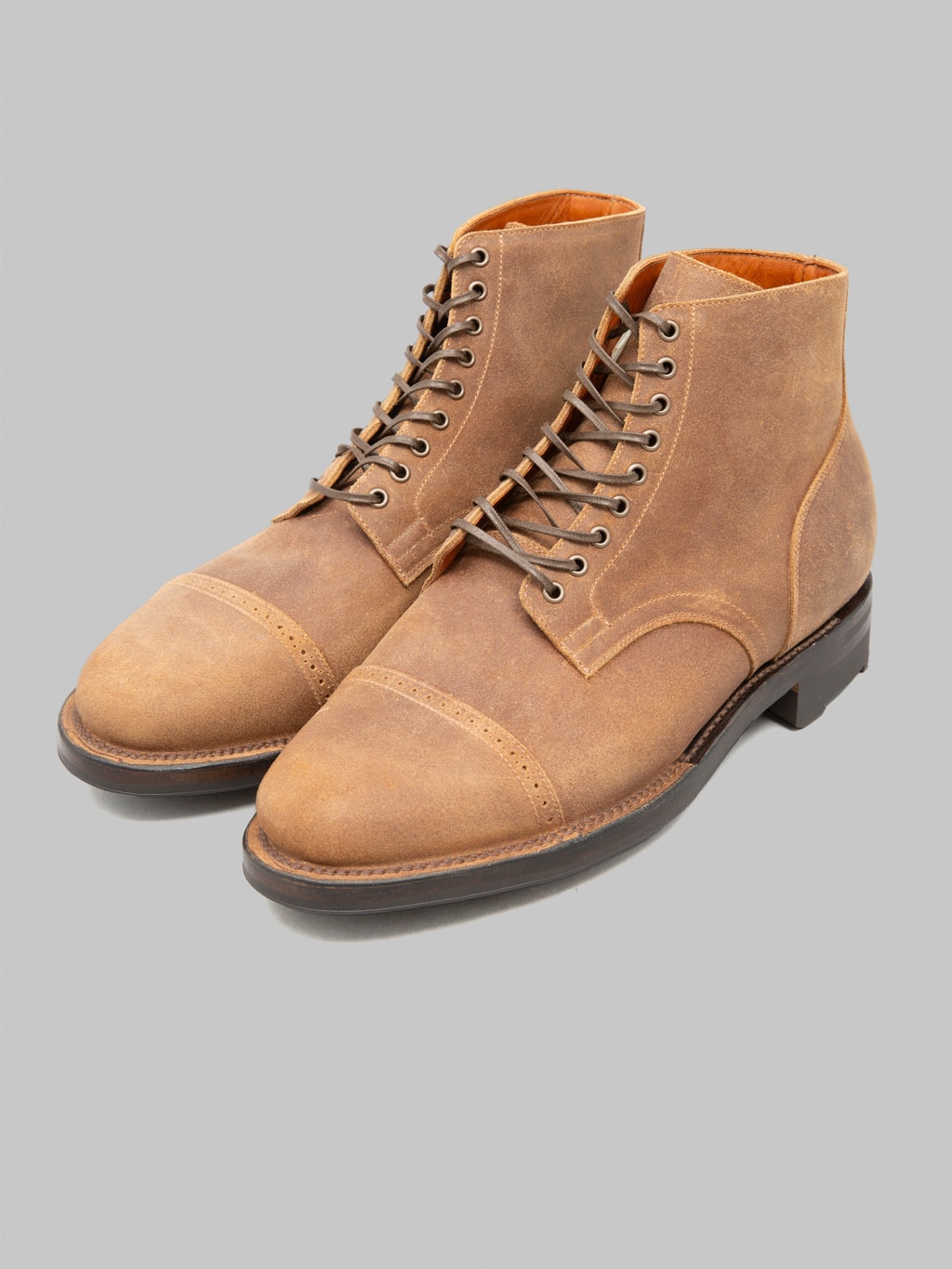 Viberg Service Boot 2030 BCT Toast Waxy Commander laces