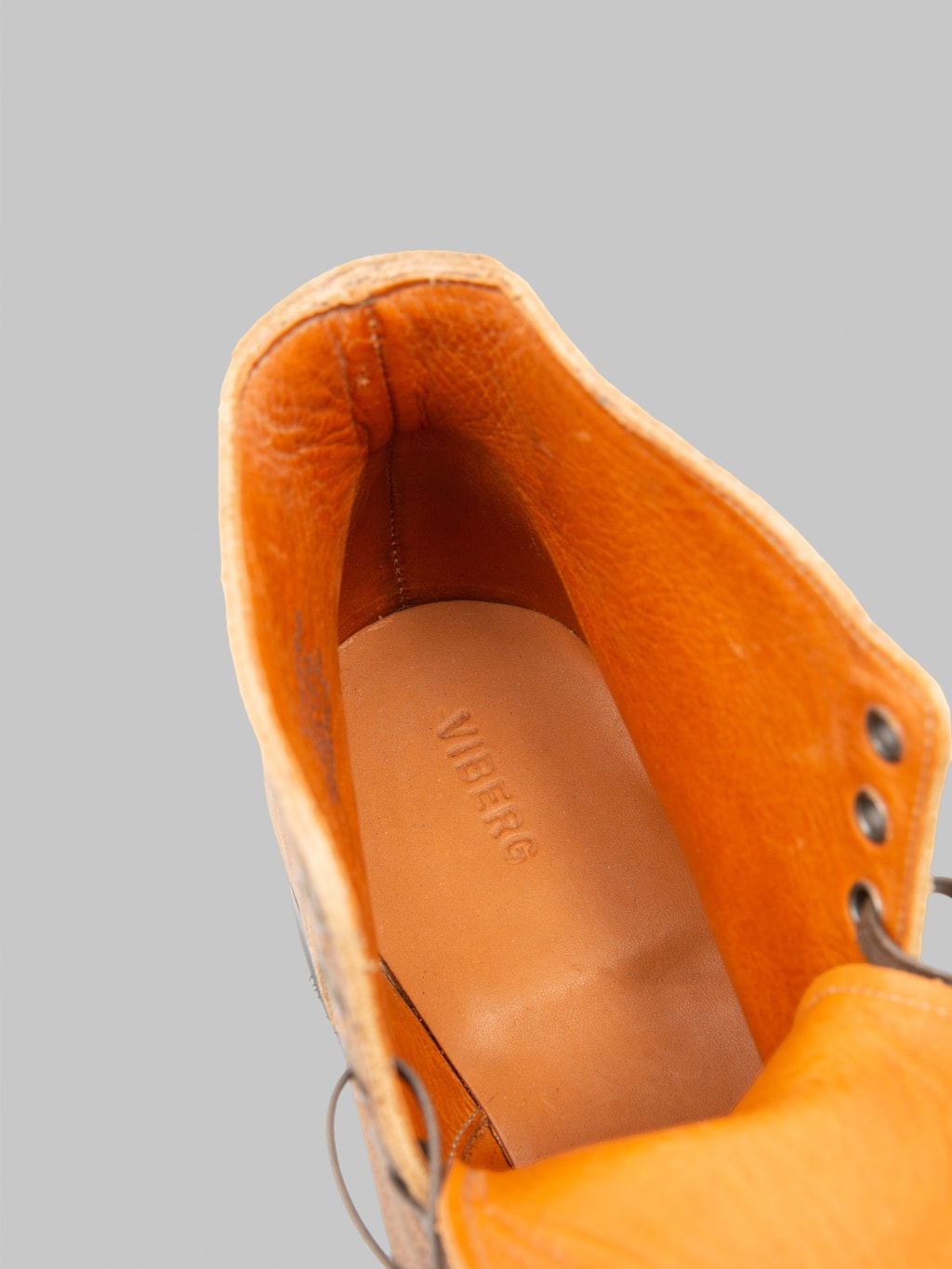 Viberg Service Boot 2040 DCT Toast Waxy Commander interior look