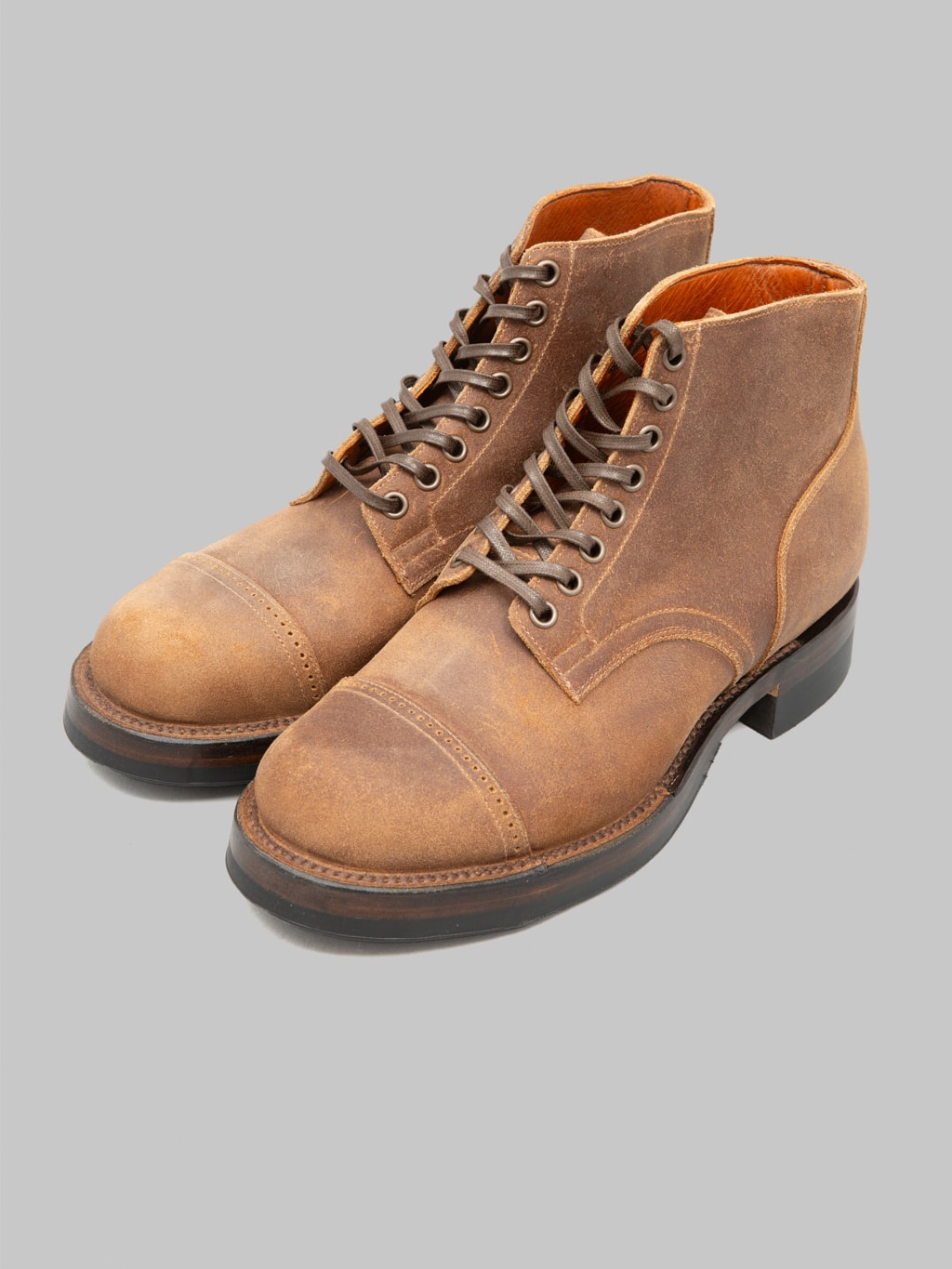 Viberg Service Boot 2040 DCT Toast Waxy Commander laces