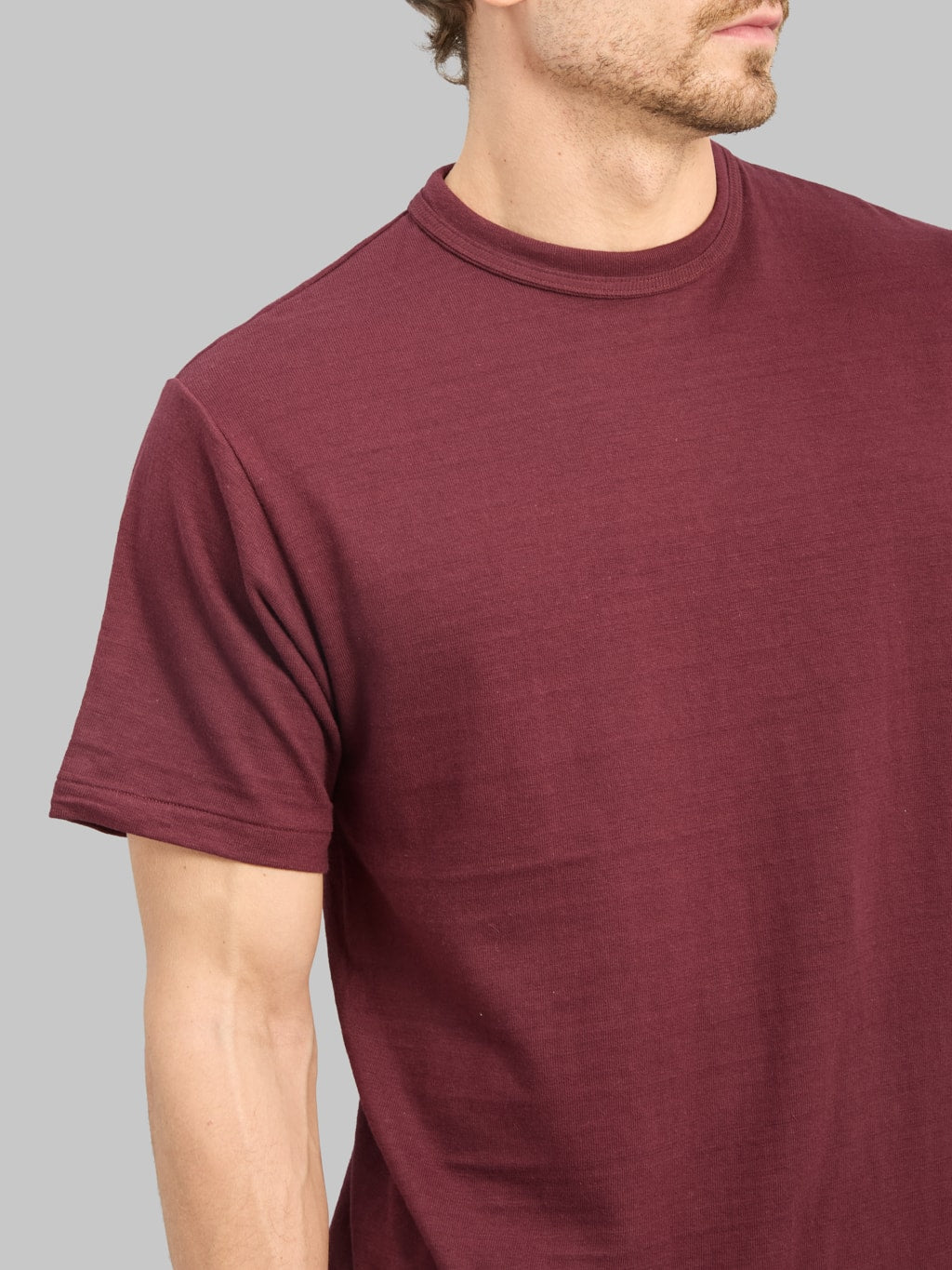 Warehouse & Co 4601 Plain T-Shirt Bordeaux