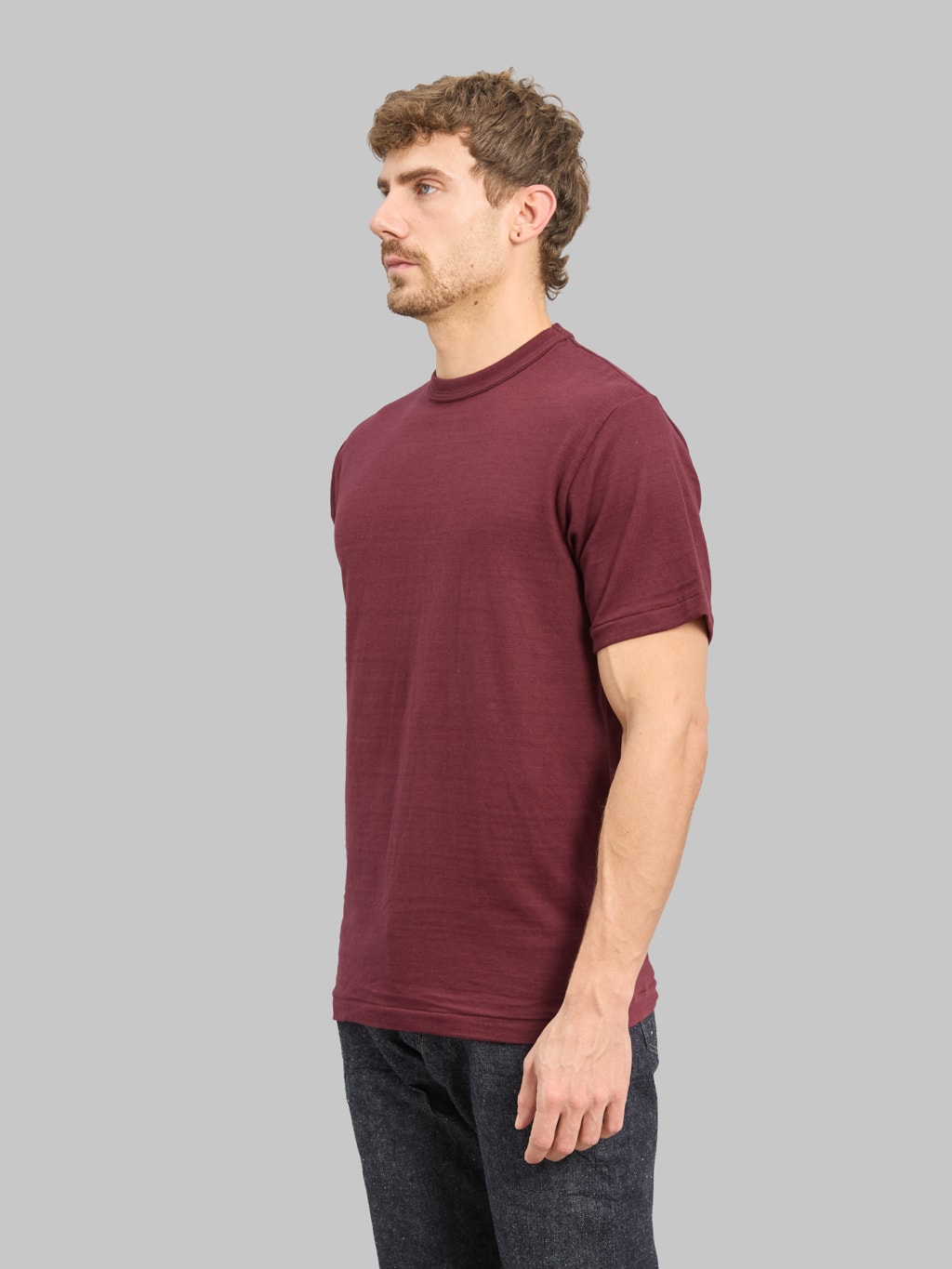 Warehouse & Co 4601 Plain T-Shirt Bordeaux