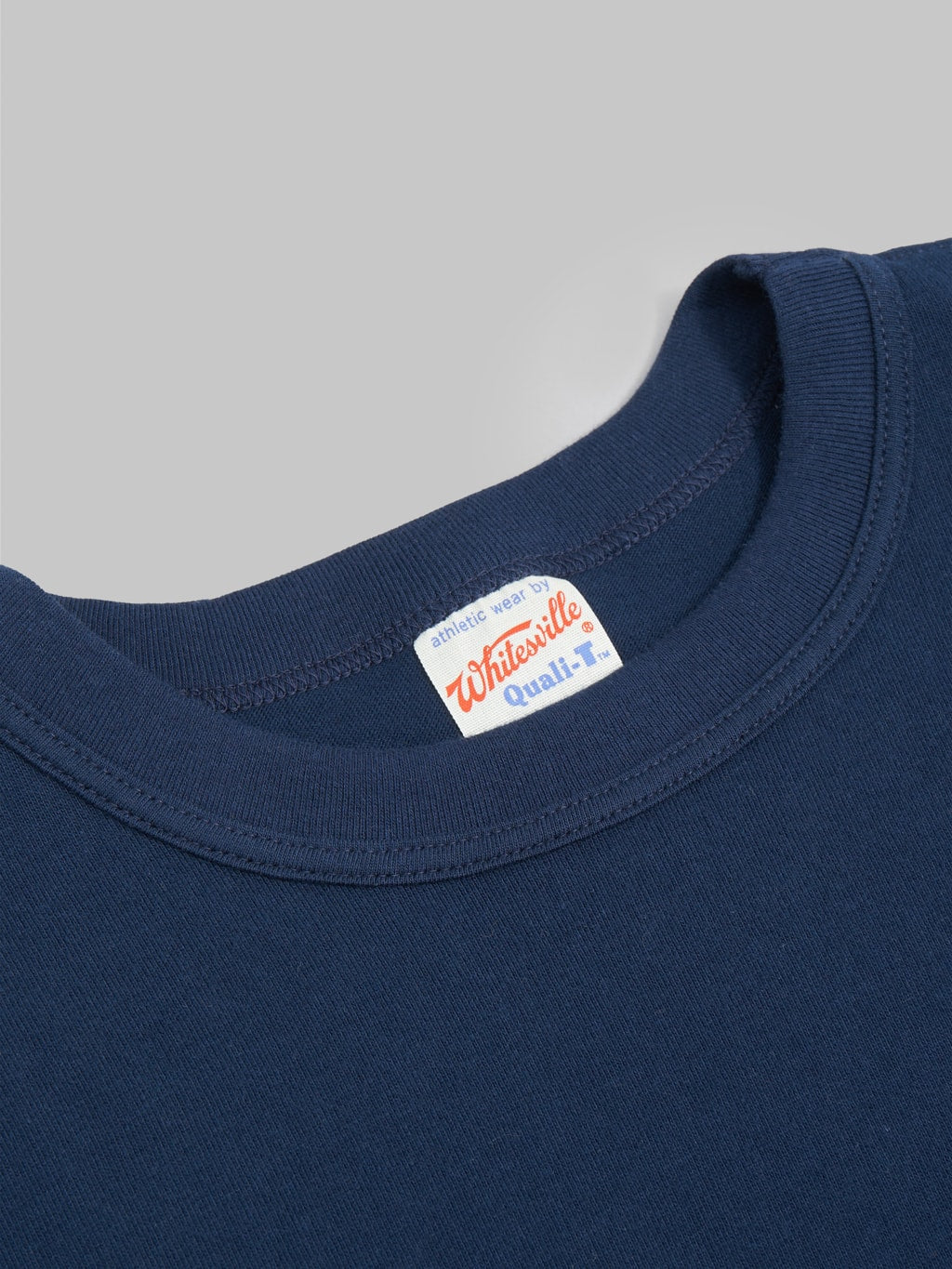 Whitesville Tubular T-Shirt Navy (2 Pack) collar