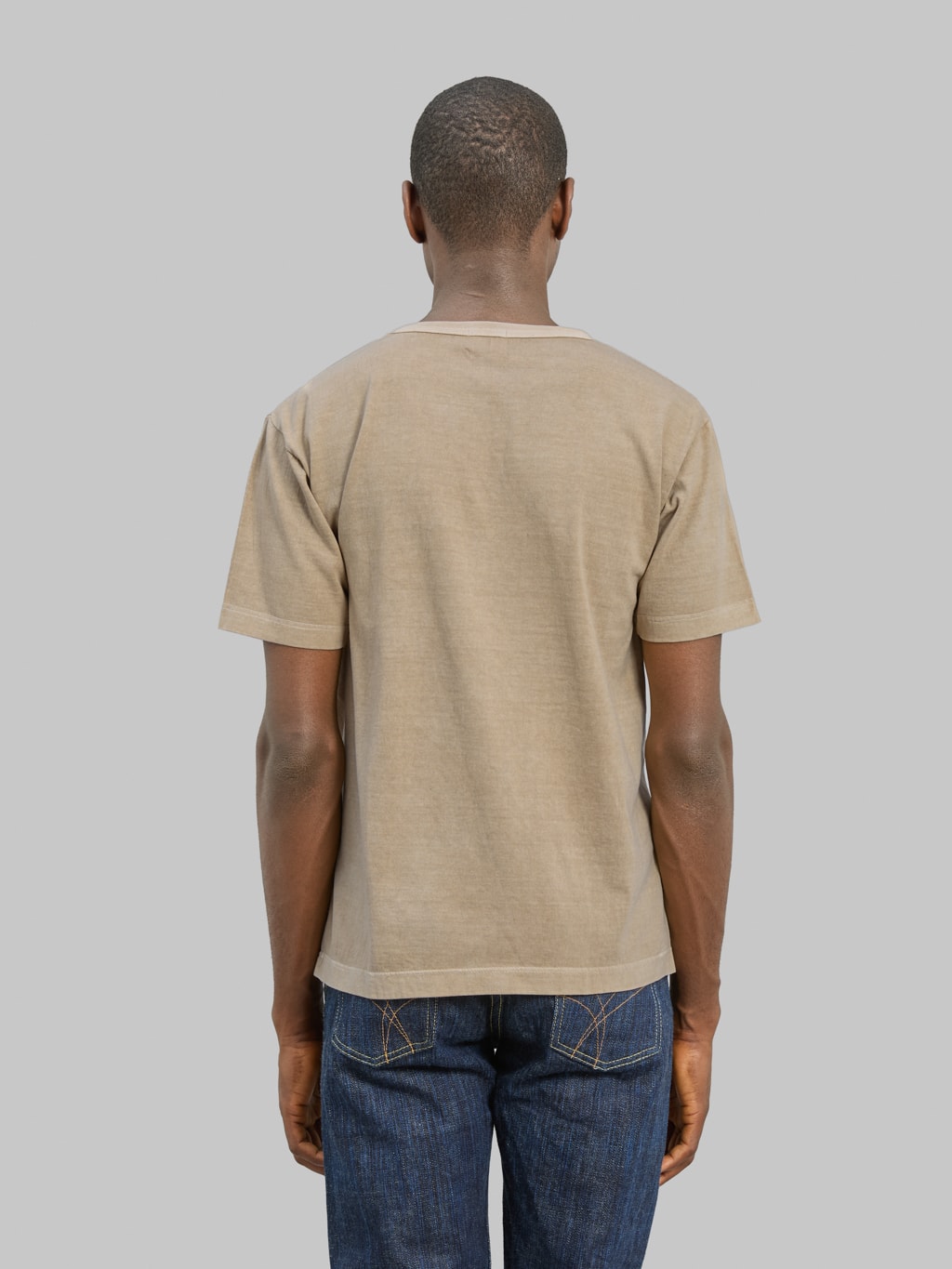 Whitesville Pigment Dye Pocket T-Shirt Beige