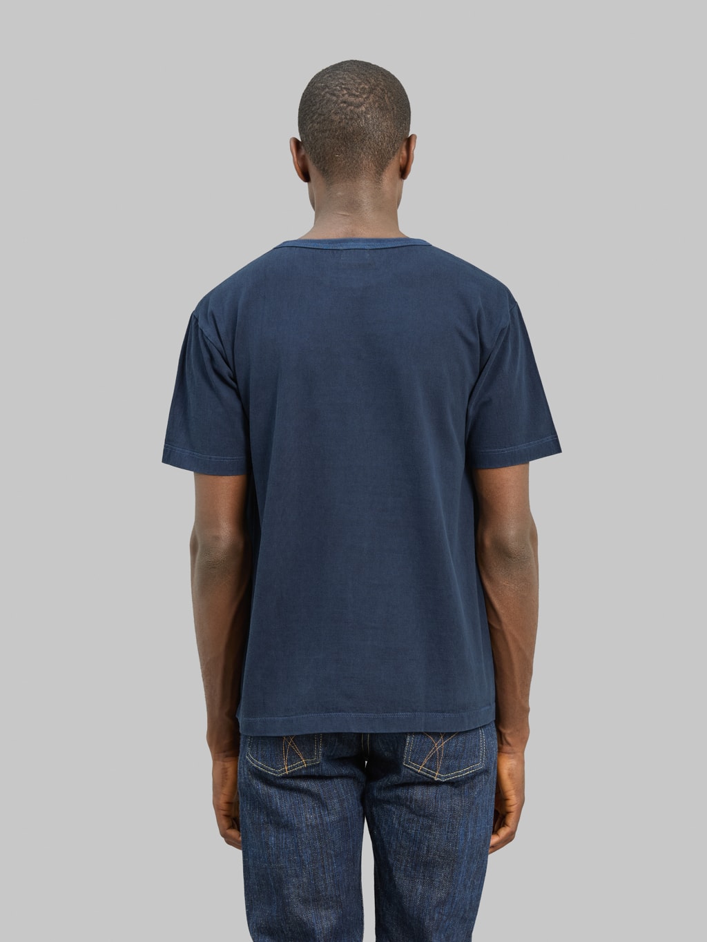 Whitesville Pigment Dye Pocket T-Shirt Navy