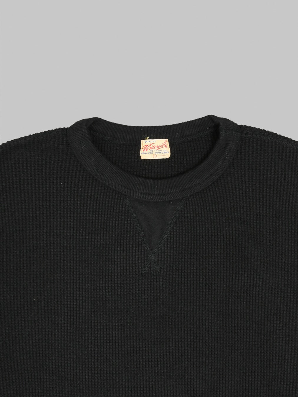 Whitesville Thermal T-Shirt V-Neck Black