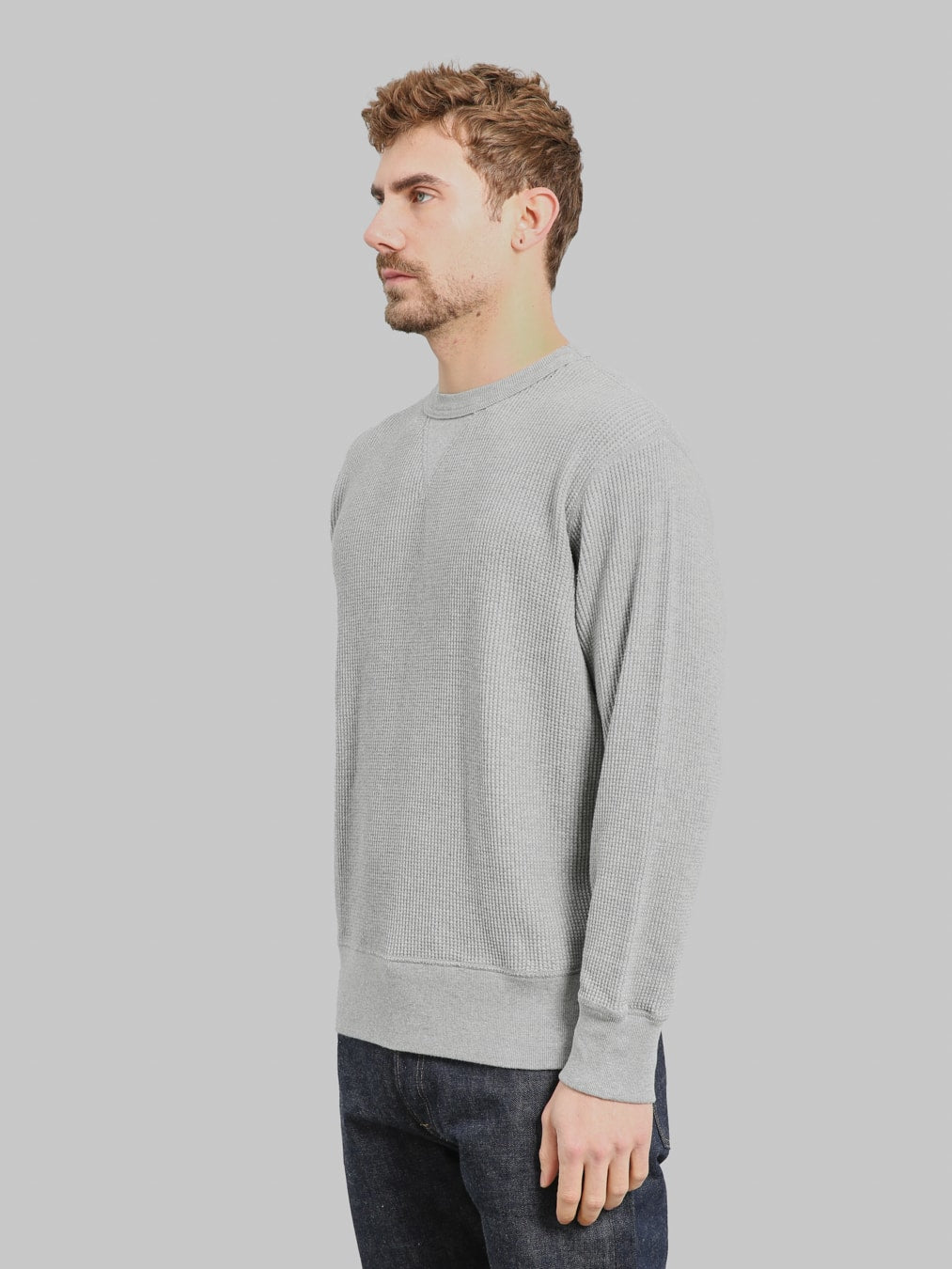 Whitesville Thermal T-Shirt V-Neck Grey