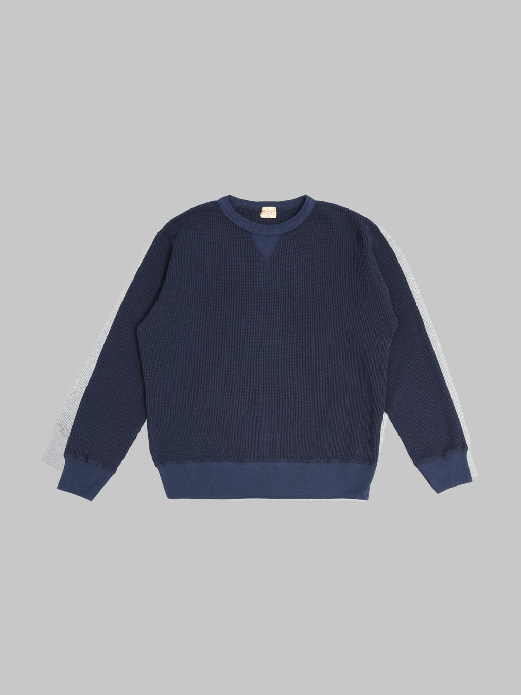 Whitesville Thermal T-Shirt Navy | Japanese Waffle Knit Heritage Tee