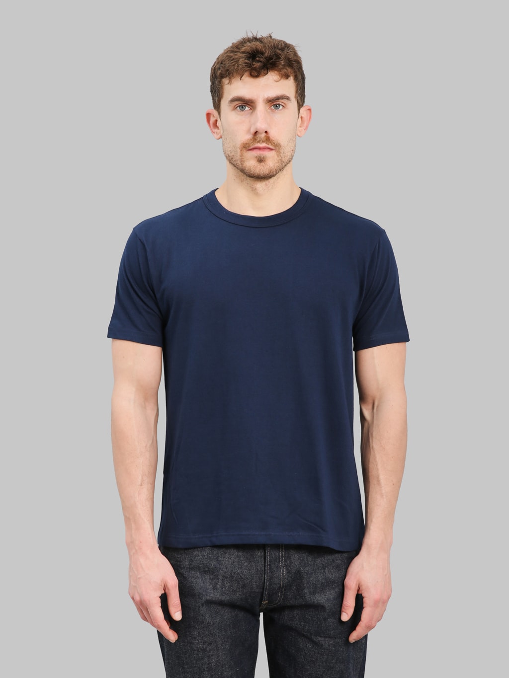 whitesville tubular t-shirt navy 2 pack fit